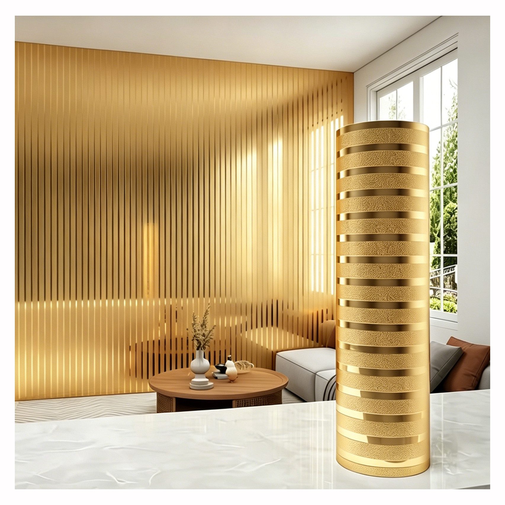 Diwzbyn 3D Wandpaneel Dekorative 3D-Raster-Wandpaneele, selbstklebende Wandtapete, (1-tlg) selbstklebende Spiegel-Raster-Wandpaneele, zuschneidbar und abnehmbar