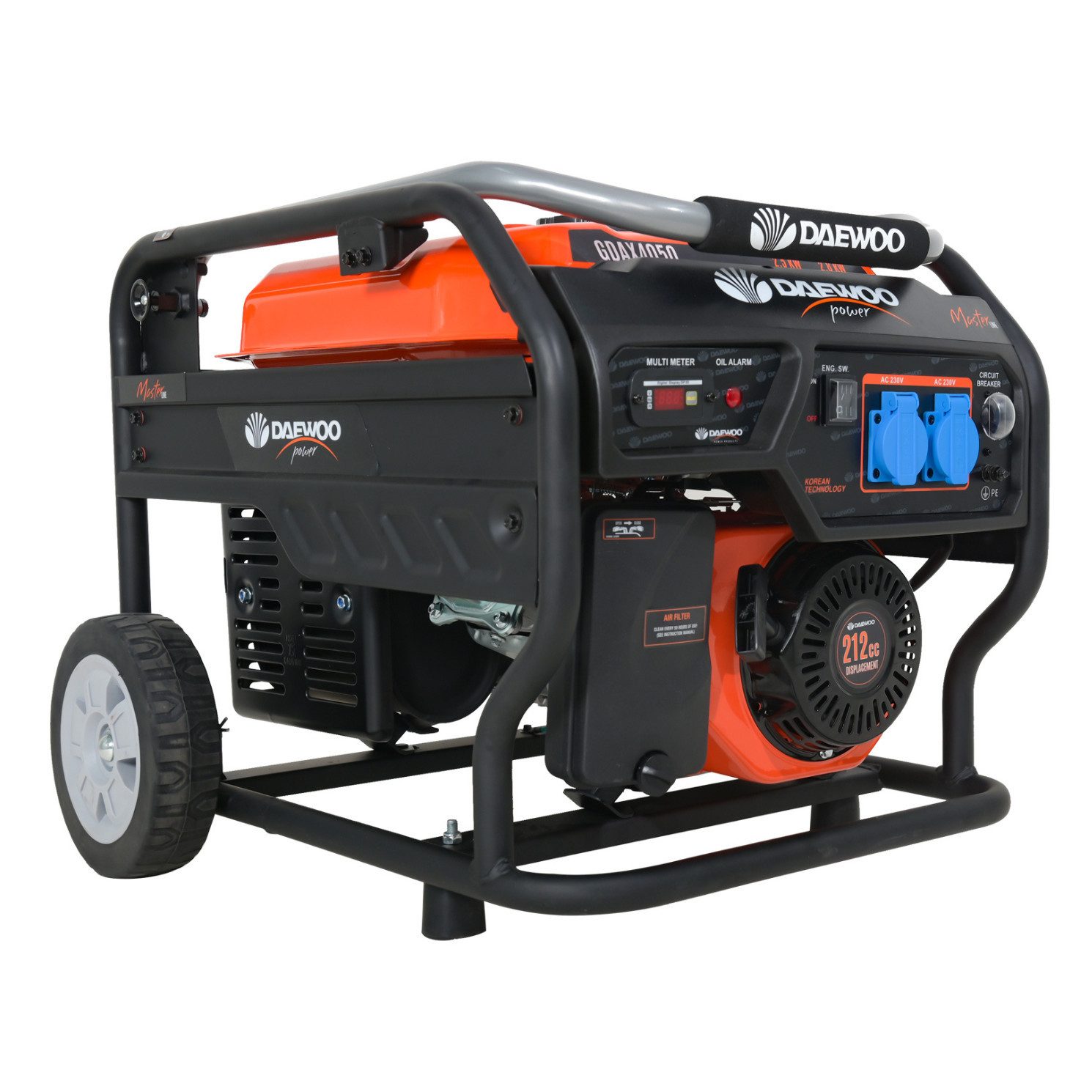 Daewoo Power Products Stromgenerator DAEWOO 4 Takt Benzin E-Start Stromerzeuger Generator GDAX4050