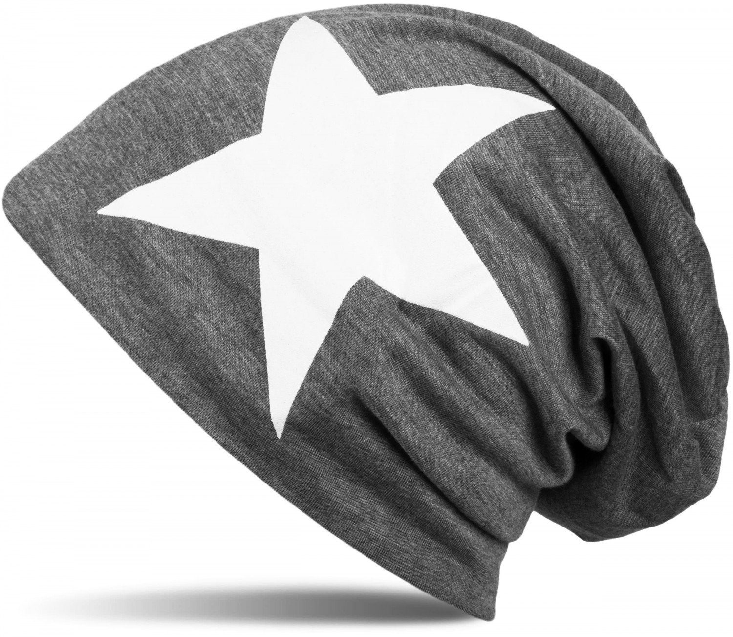 Beanie Beanie mit Stern Print