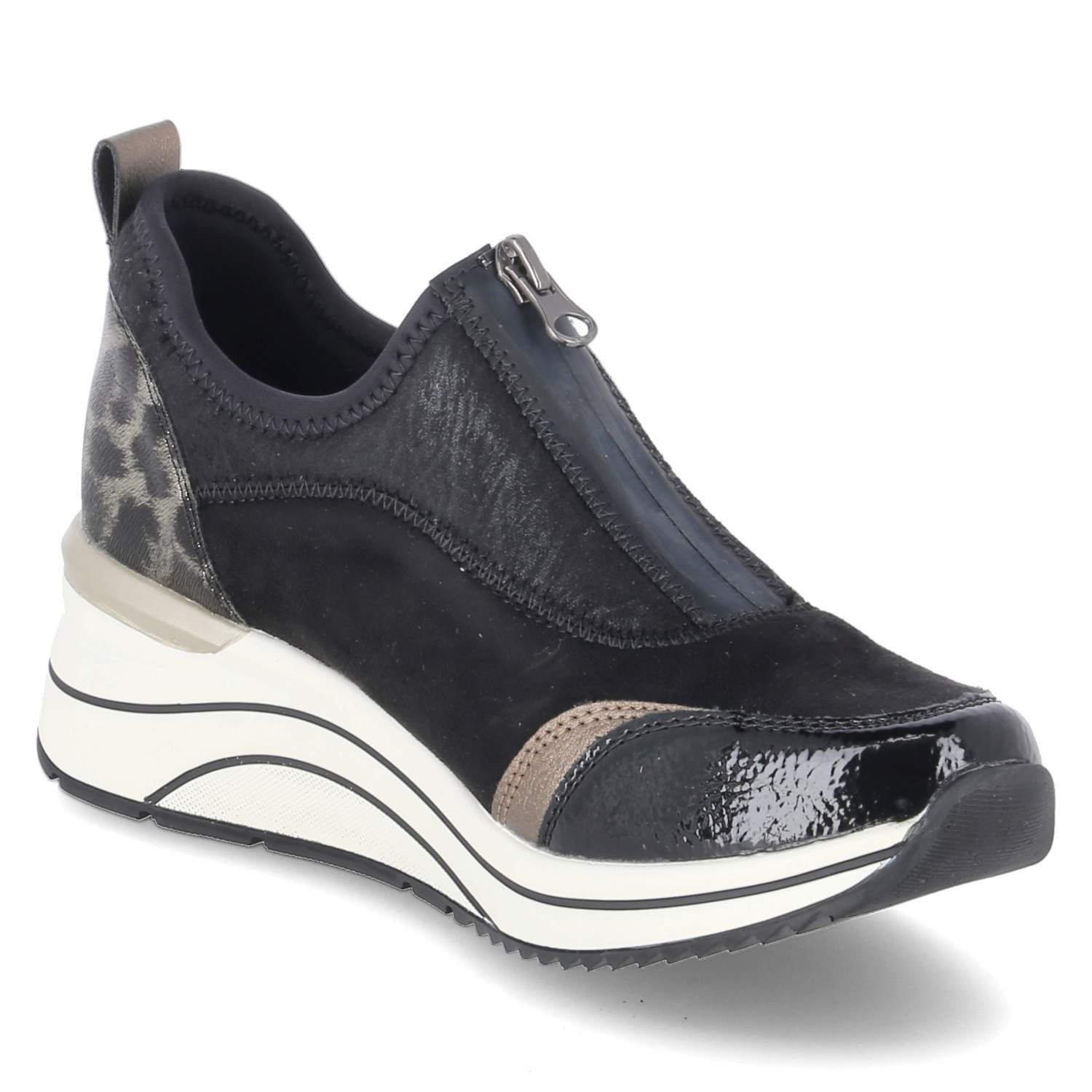 Remonte Remonte Sneaker Low D0T08-02 Damen Textil & Synthetik black Slipper – Bild 5 von 5