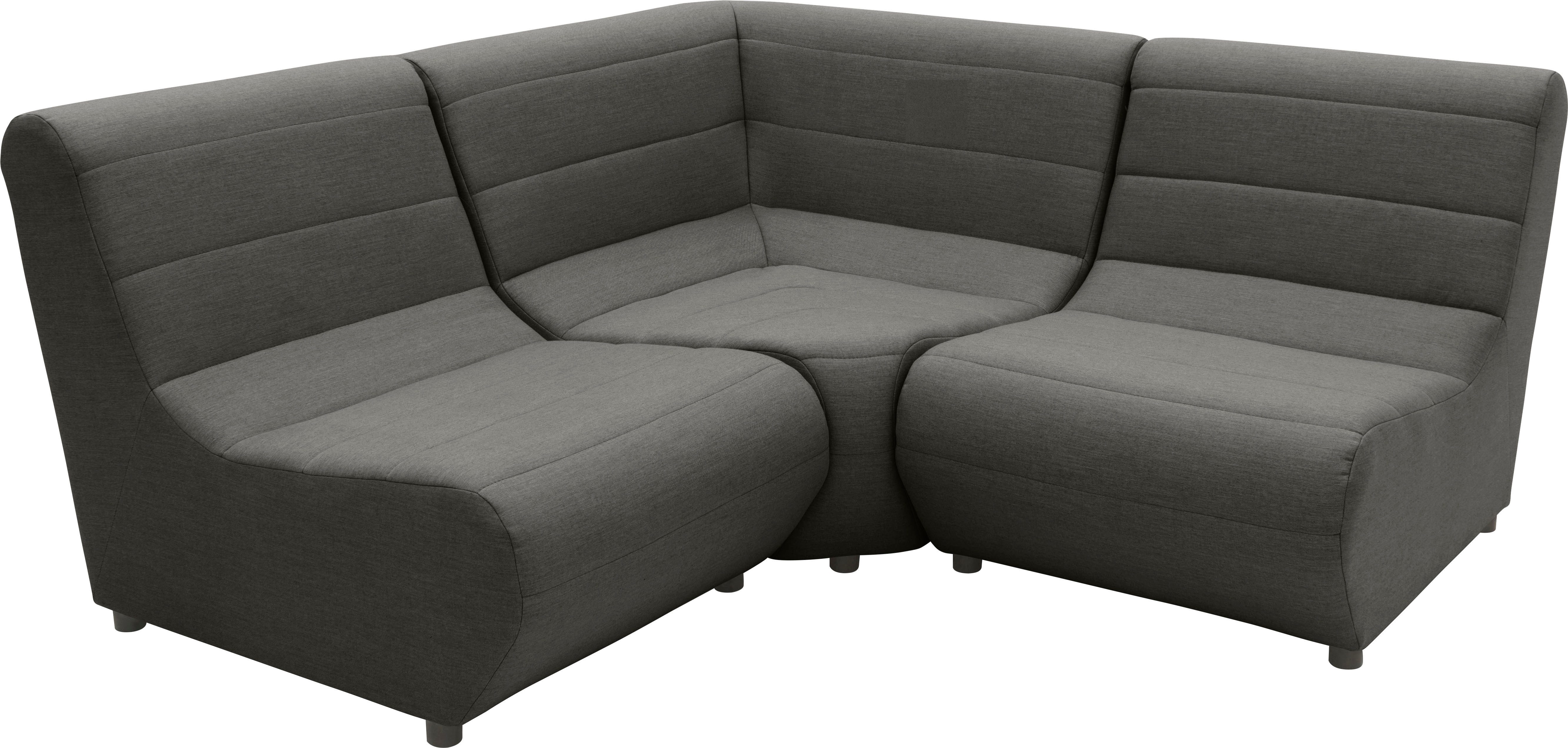 DOMO collection Ecksofa Soleil, pflegeleichter und wetterfester Bezug, Outdoor, besonderes Design und Formgebung, individuell erweiterbar