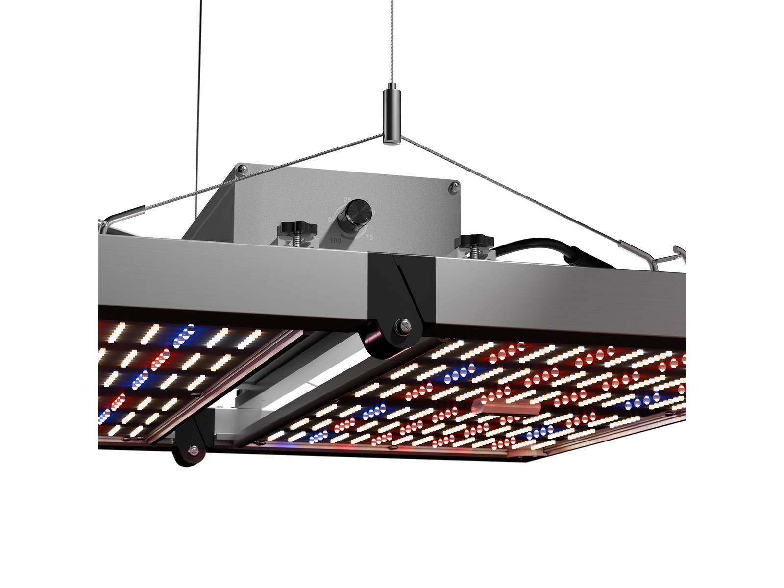 Caluma Pflanzenlampe Caluma LED Grow Lampe Force 320 W, 59,5 x 60 x 11 cm, 2,7 µmol/J, 830, Dimmfunktion, LED fest integriert, Vollspektrum, cm