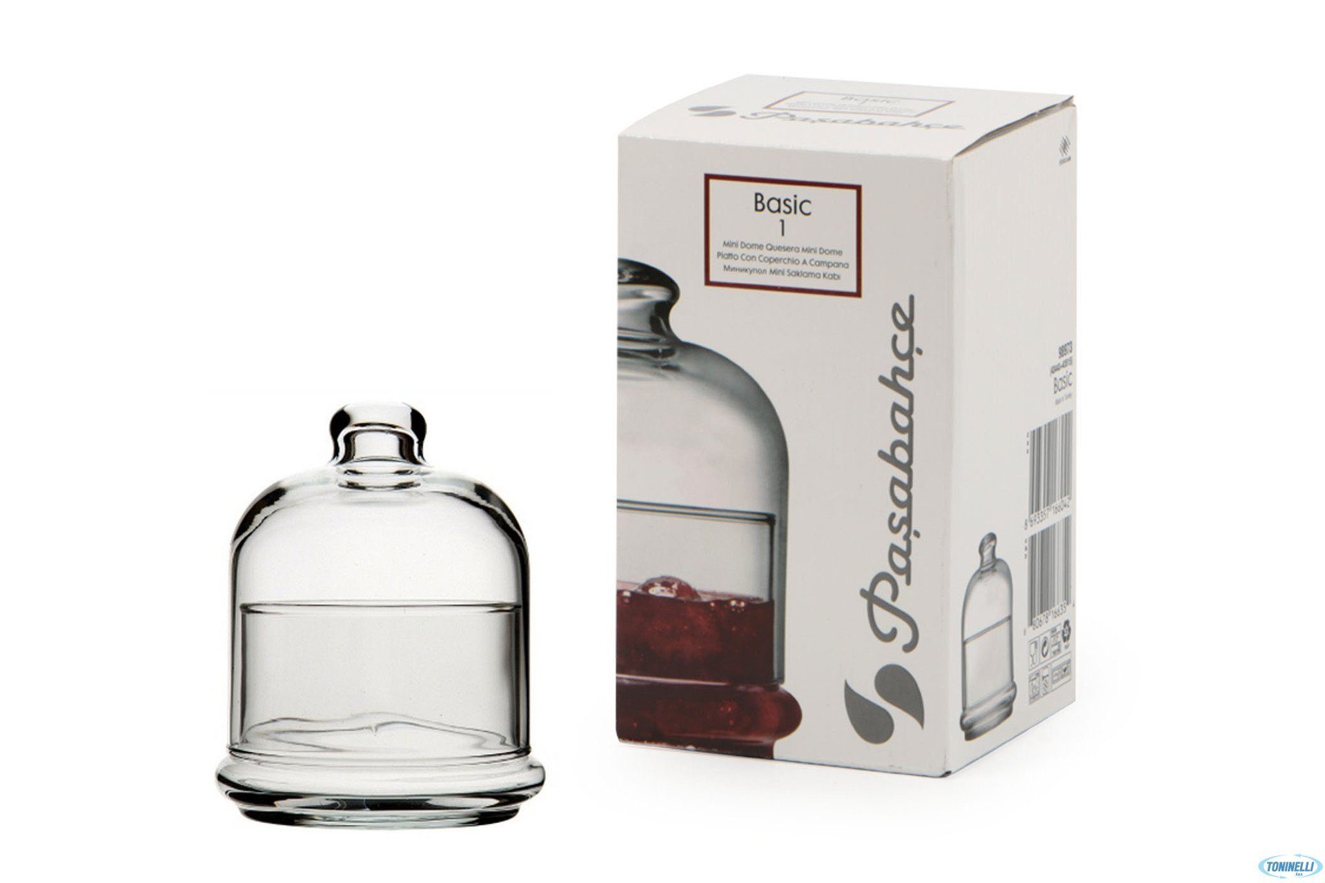 Pasabahce Aufbewahrungsbecher Basic 96966, Glas, (Packung, 1-tlg., 1 teilig), Basic Aufbewahungsdose aus Hartglas