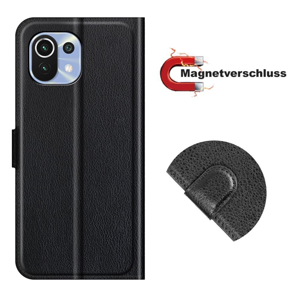 betterfon Handyhülle für alle Xiaomi Klapphülle Flip Case Wallet Case in, 3 Kartenfächer, Magnetverschluss & Standfunktion im Lederlook