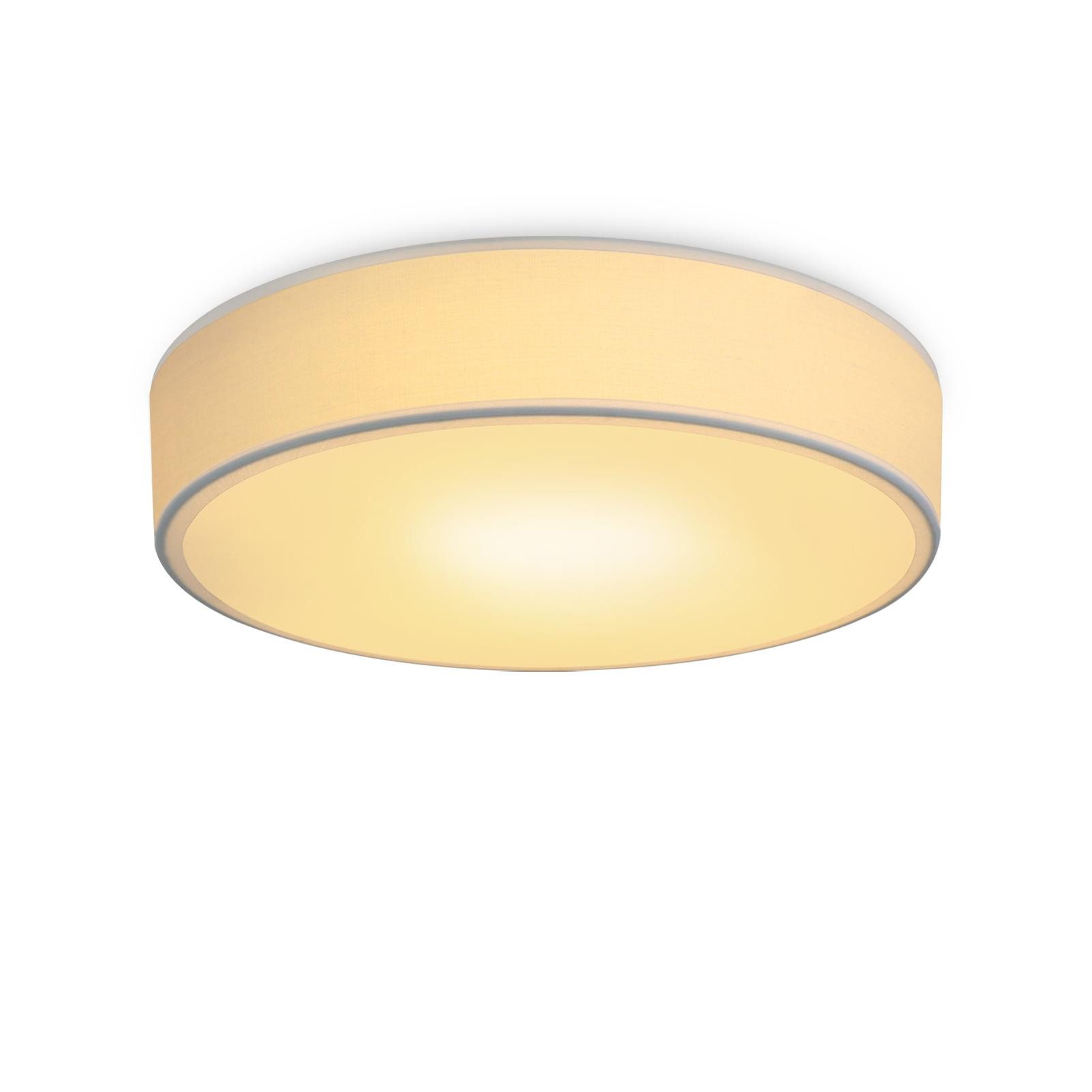 ZMH Deckenleuchte Deckenlampe runde mit Stoffschirm günstig online kaufen