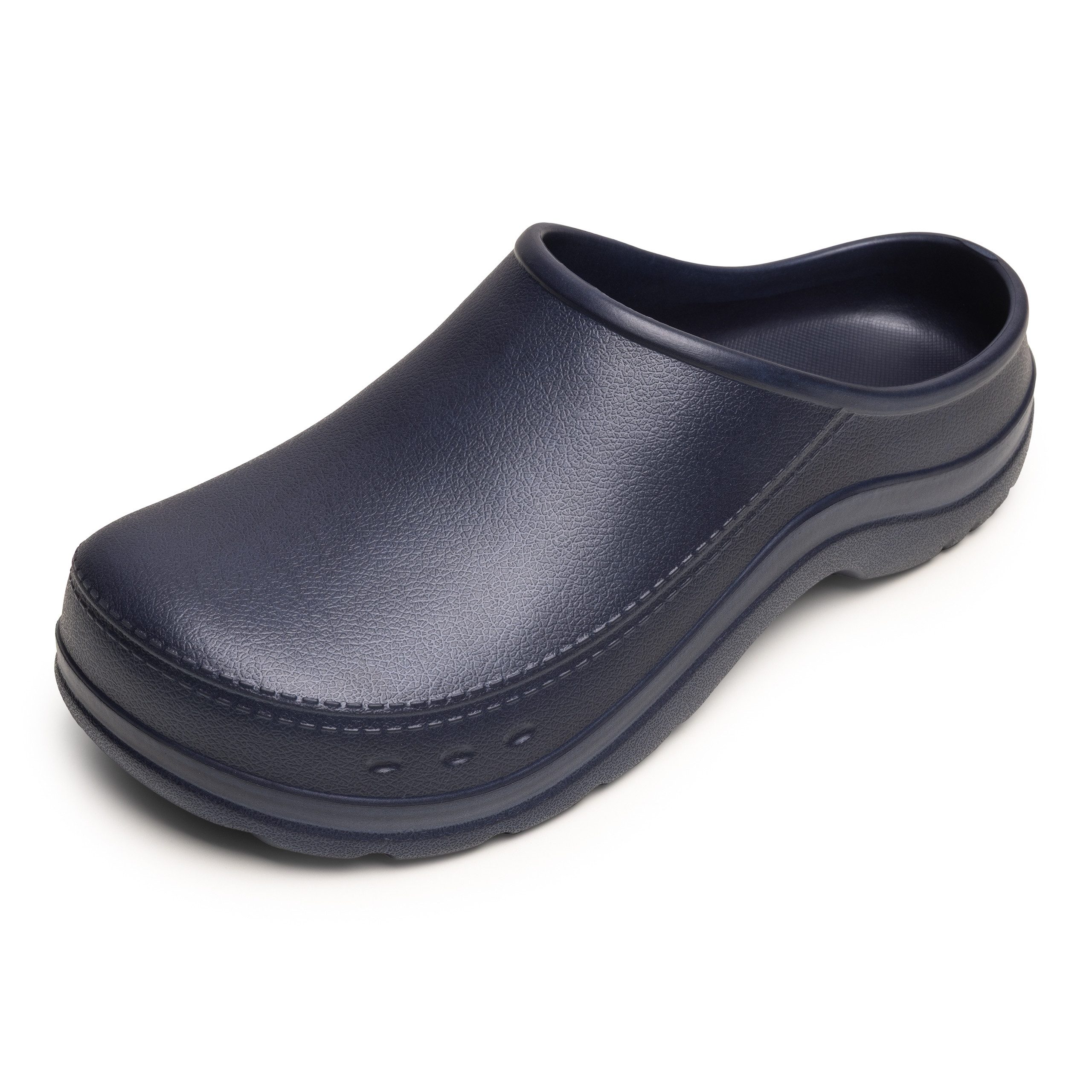 Ladeheid Gartenclogs für Herren Ultraleicht EVA Gartenschuhe LA-CA-24 Clog (42 EU, Marineblau) Wasserdicht & Flexibel