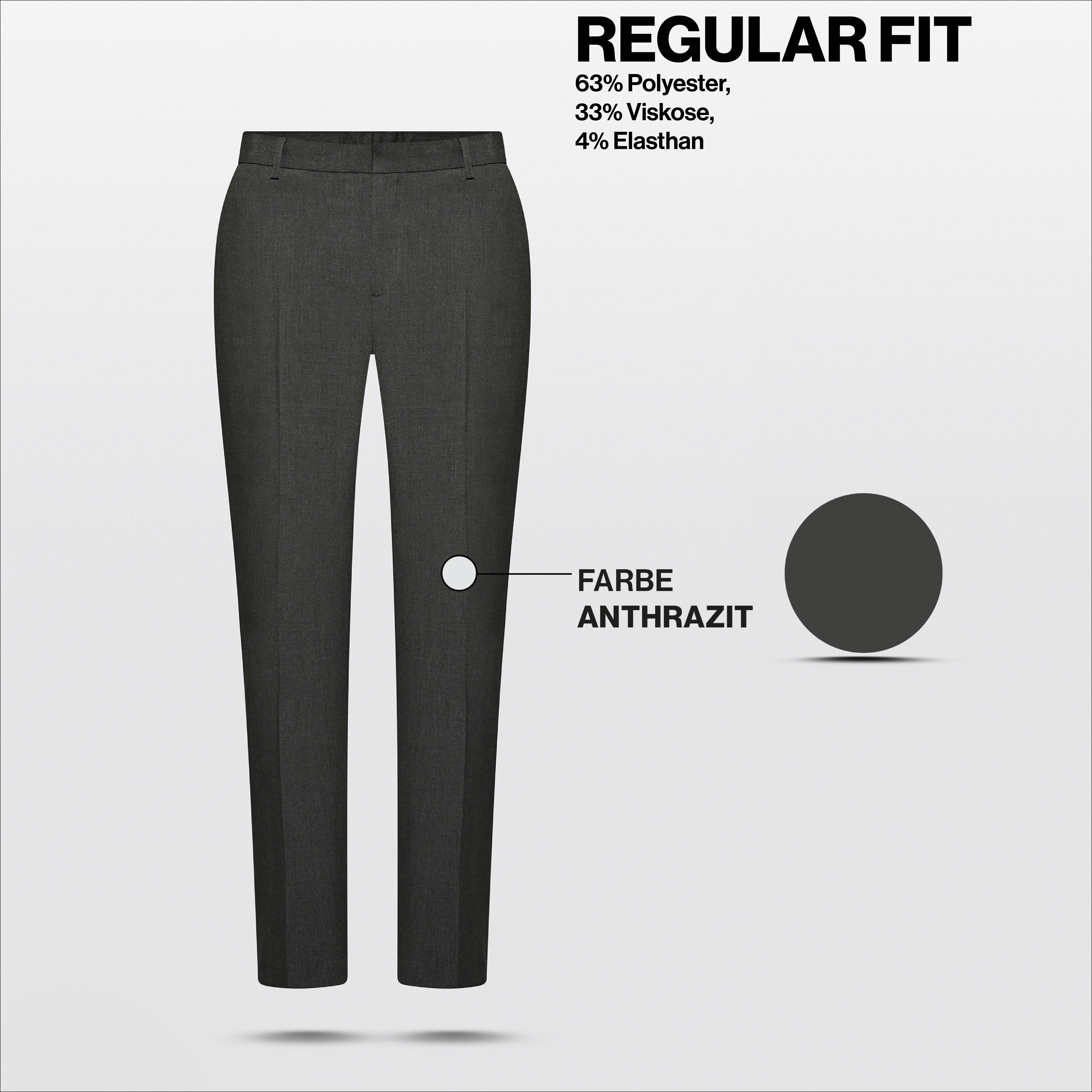 Anzughose Herren Business Anzughose Slim-Fit und Regular-Fit Hose