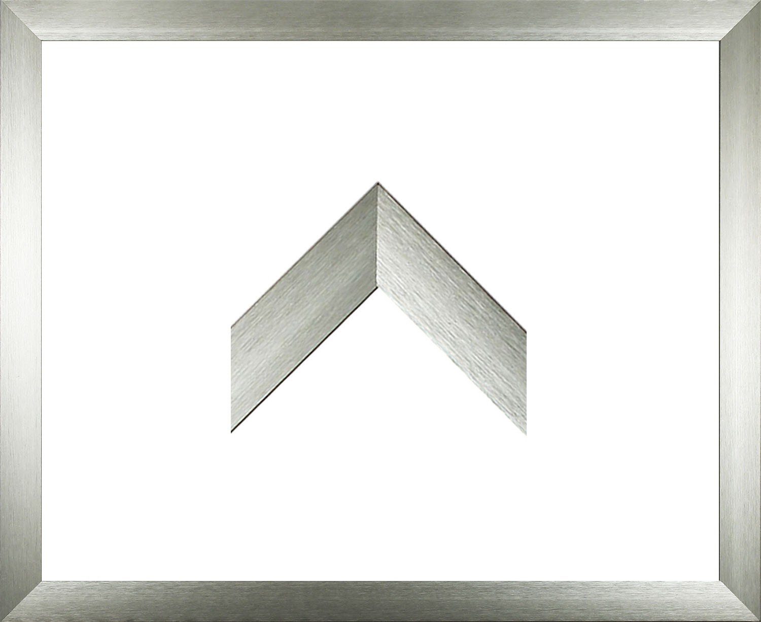 Bilderrahmen Aluminium (1 Stück), cm, 20,3x25,4 myposterframe Aluminium Silber, Einzelrahmen Triton,