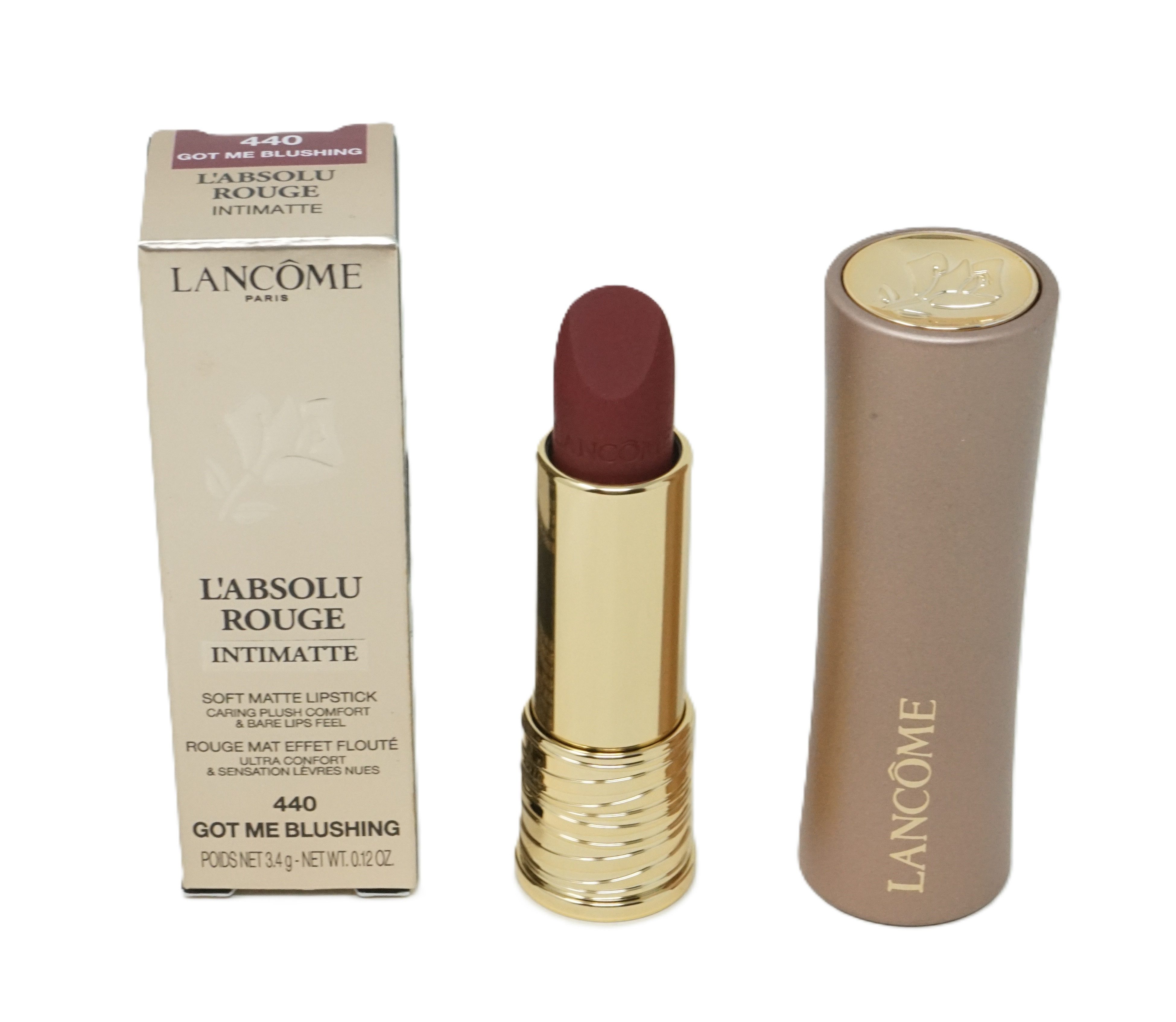 LANCOME Lippenstift Lancome Absolu Rouge Matte Lippenstift 3,4g Got Me Blushing 440