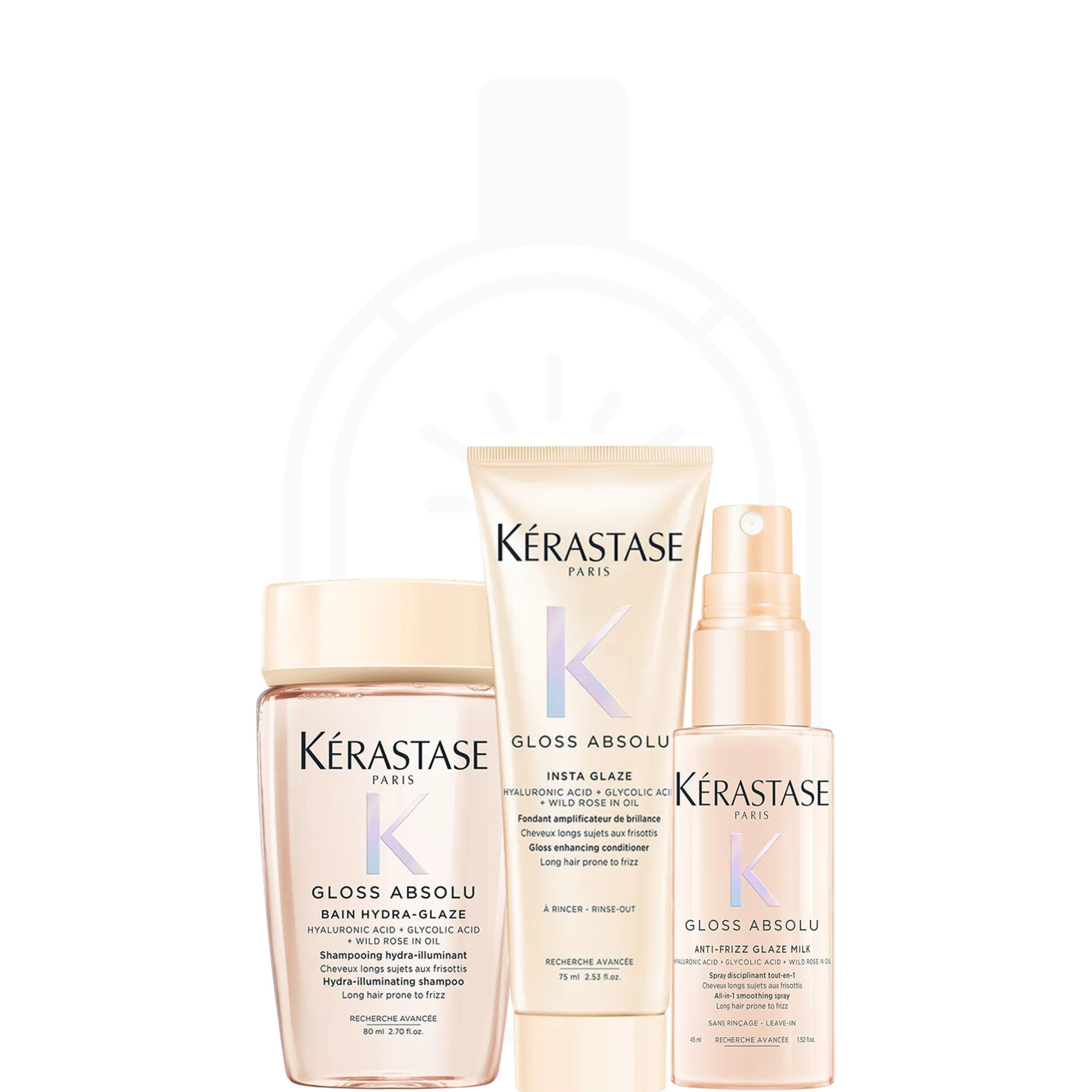 Kérastase Haarpflege-Set Gloss Absolu Travel Trio, 3-tlg.