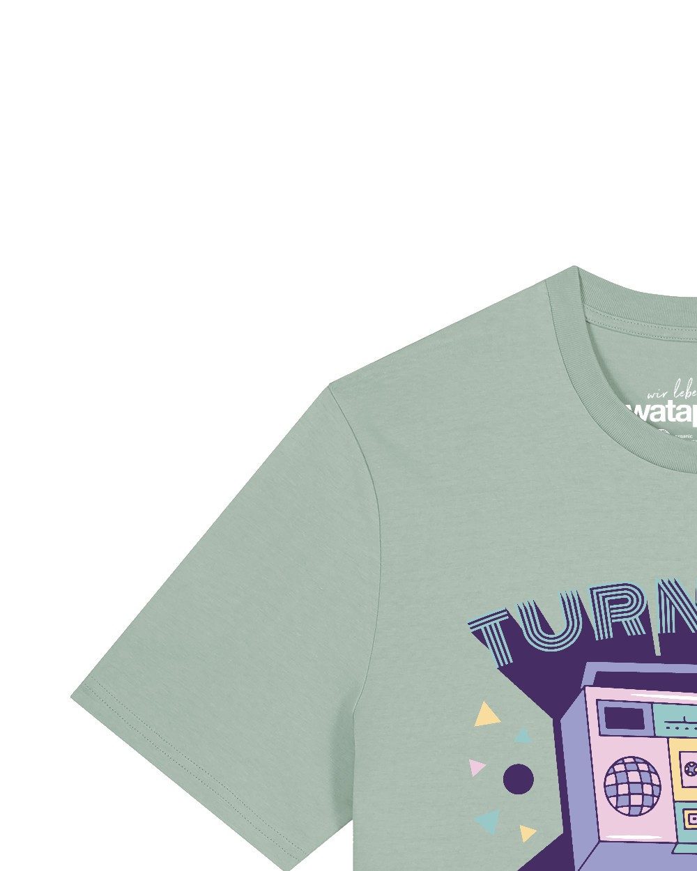 wat? Apparel T-Shirt Turn the music up