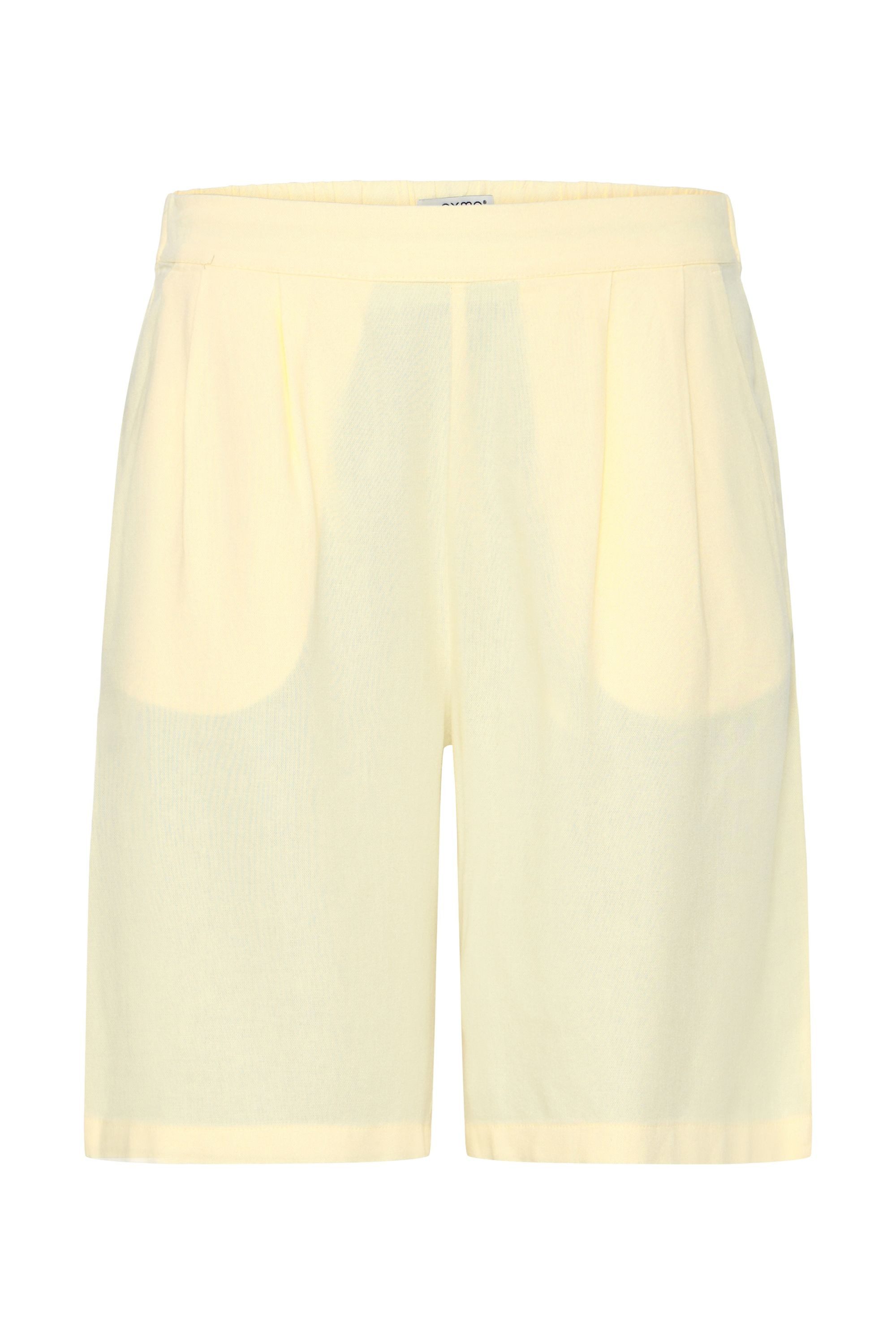 OXMO Leinenhose OXNInna Leinen-Mix-Shorts mit Bundfalten - Loose Fit