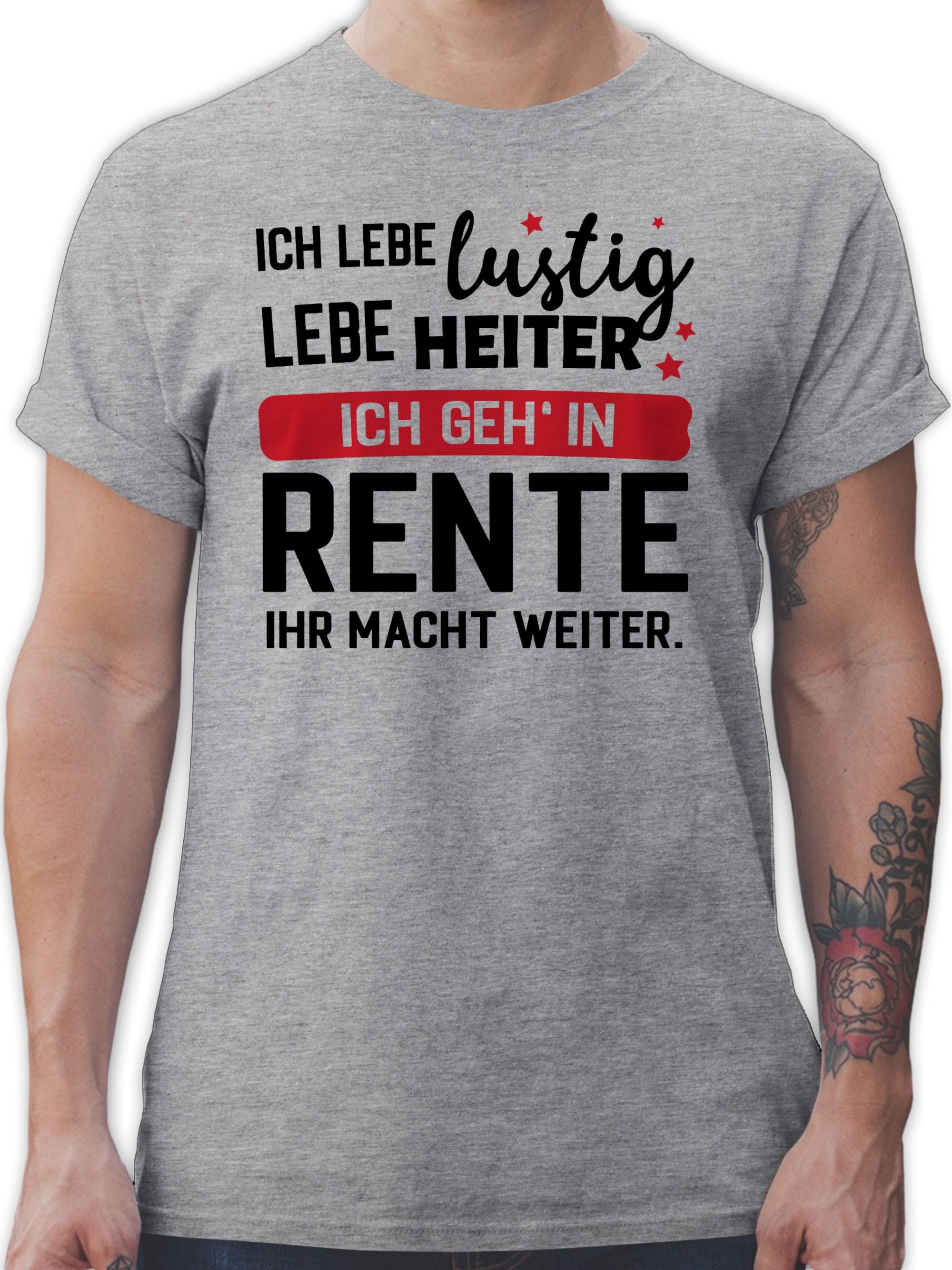 Shirtracer T-Shirt Ich geh in Rente günstig online kaufen