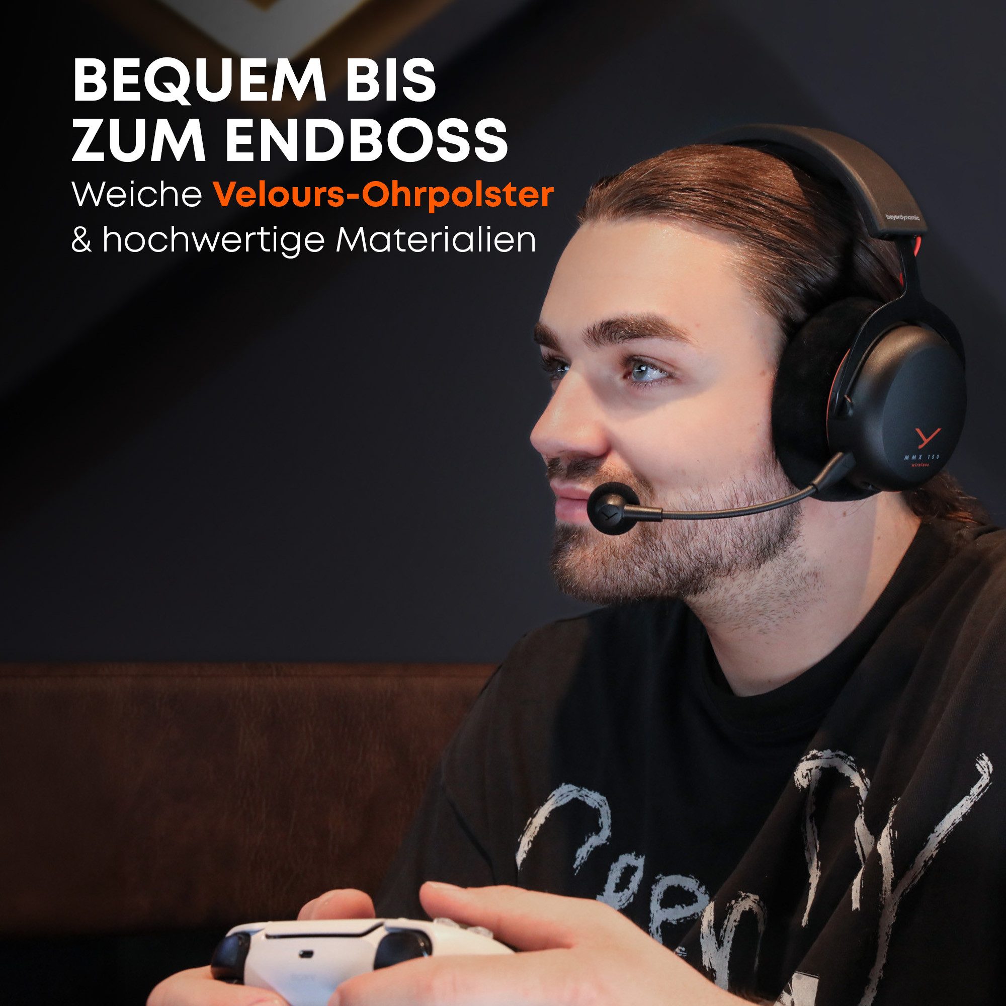 beyerdynamic MMX 150 Wireless Gaming-Headset (Für Gaming & Alltag mit 50 Stunden Akkulaufzeit) – Bild 4 von 5