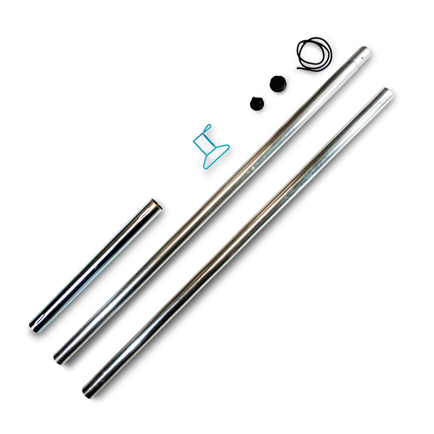 Sonnensegel Stahlmast-Set für Sonnensegel