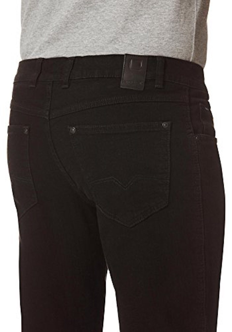 Stooker Men Straight-Jeans Frisco Herren Stretch Jeans - Black denim günstig online kaufen