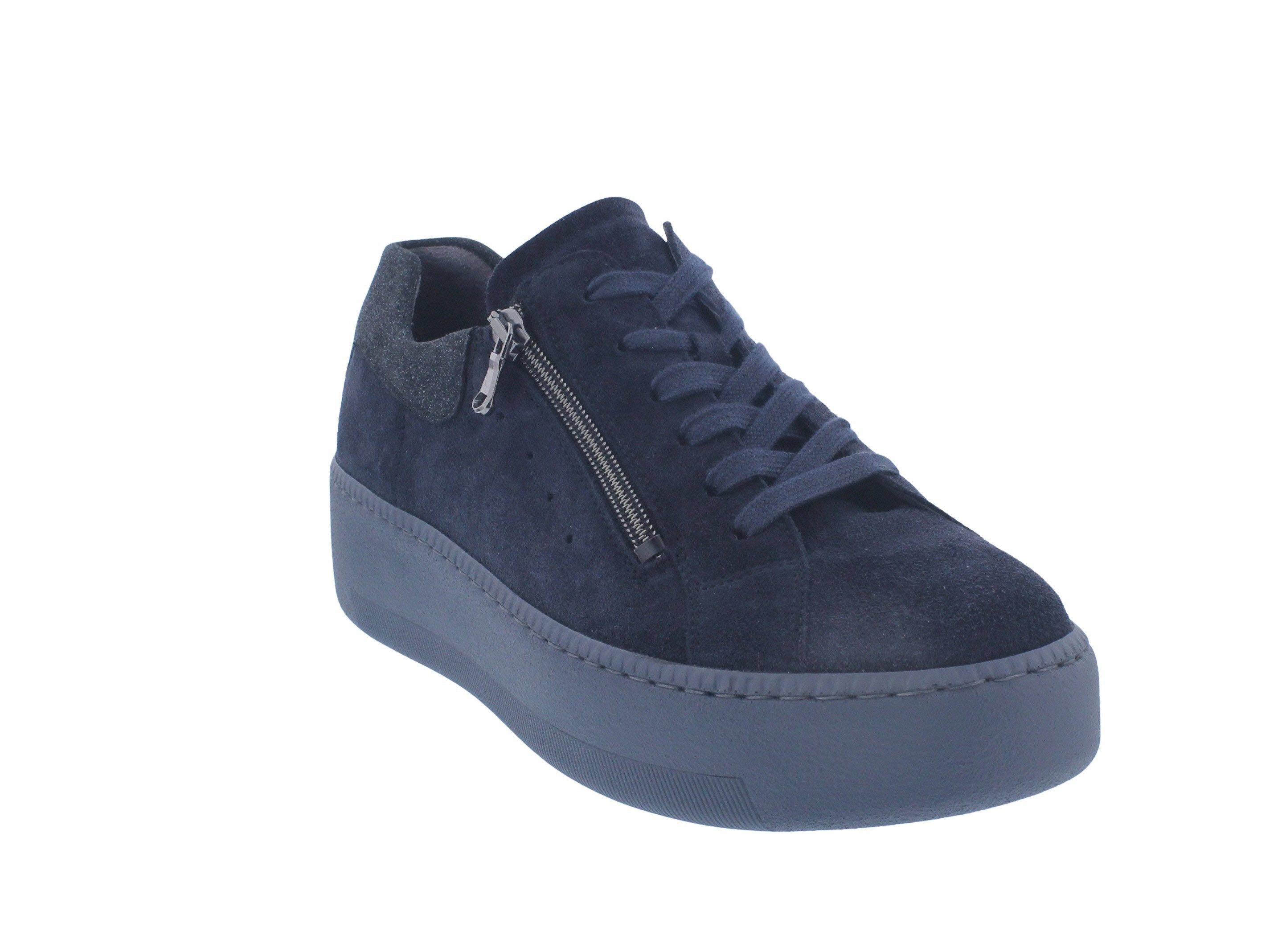 Waldläufer Waldläufer H-Nicky Sneaker, Veloursleder kombi., Notte (dunkelbl günstig online kaufen