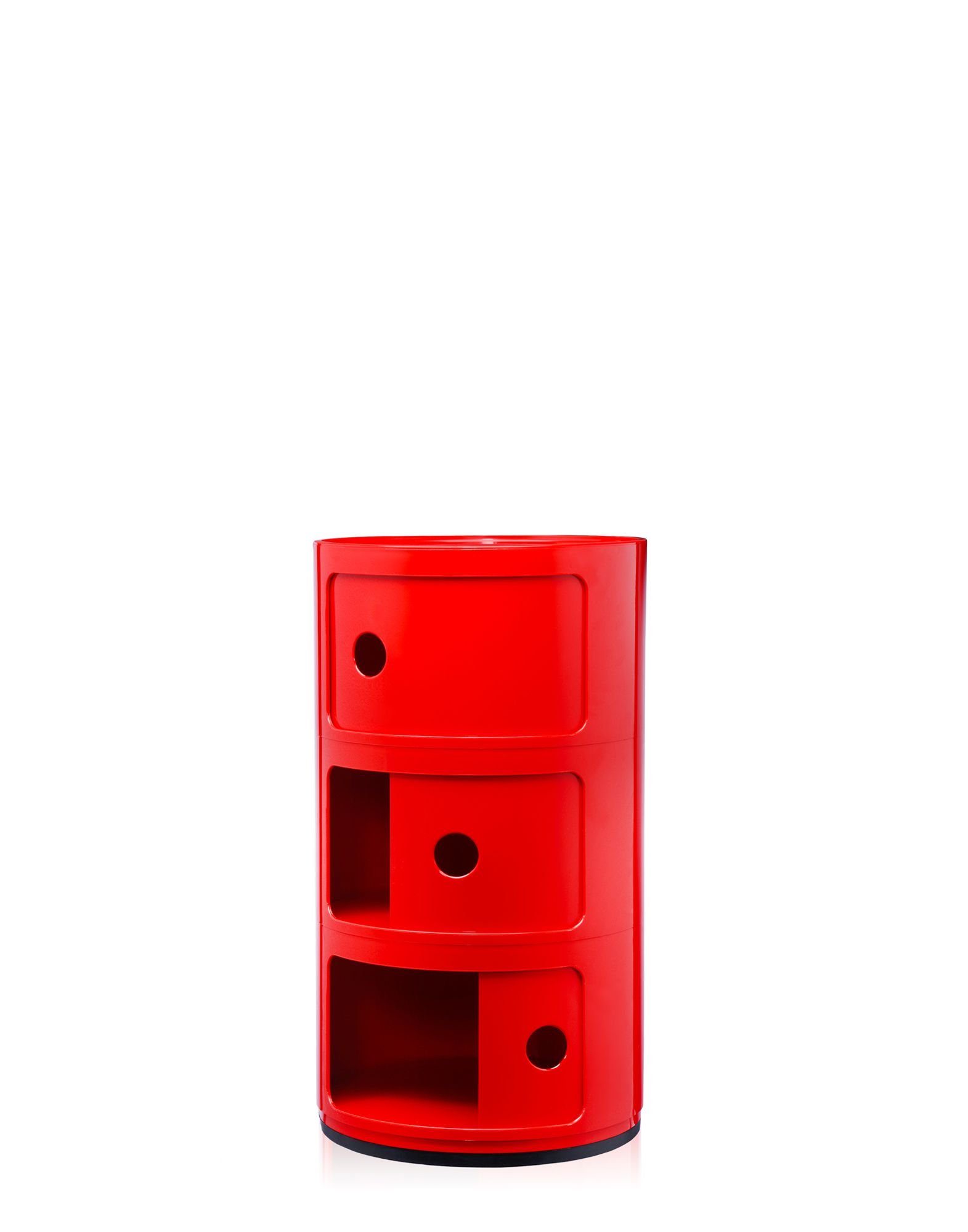 Kartell 3 Componibili Container Elemente Rot