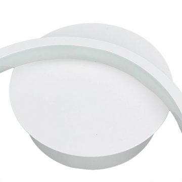 Licht-Erlebnisse Wandleuchte CLARA, LED, Neutralweiß, LED Weiß 4100 K 760 lm Aluminium Wohnzimmer