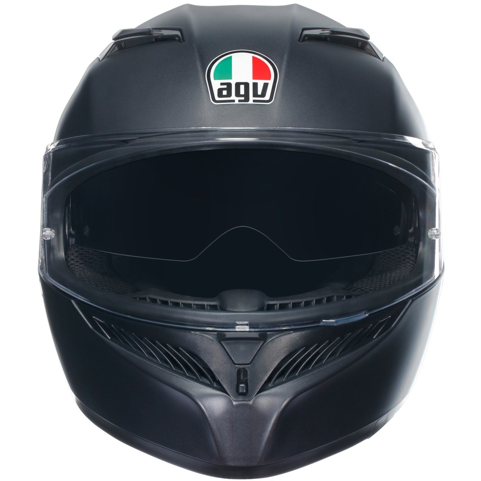 AGV Motorradhelm AGV K3 Integralhelm matt-schwarz M (1er Set)