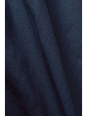 Esprit Collection Midikleid Hemdblusenkleid mit Bindegürtel, 100 % Baumwolle