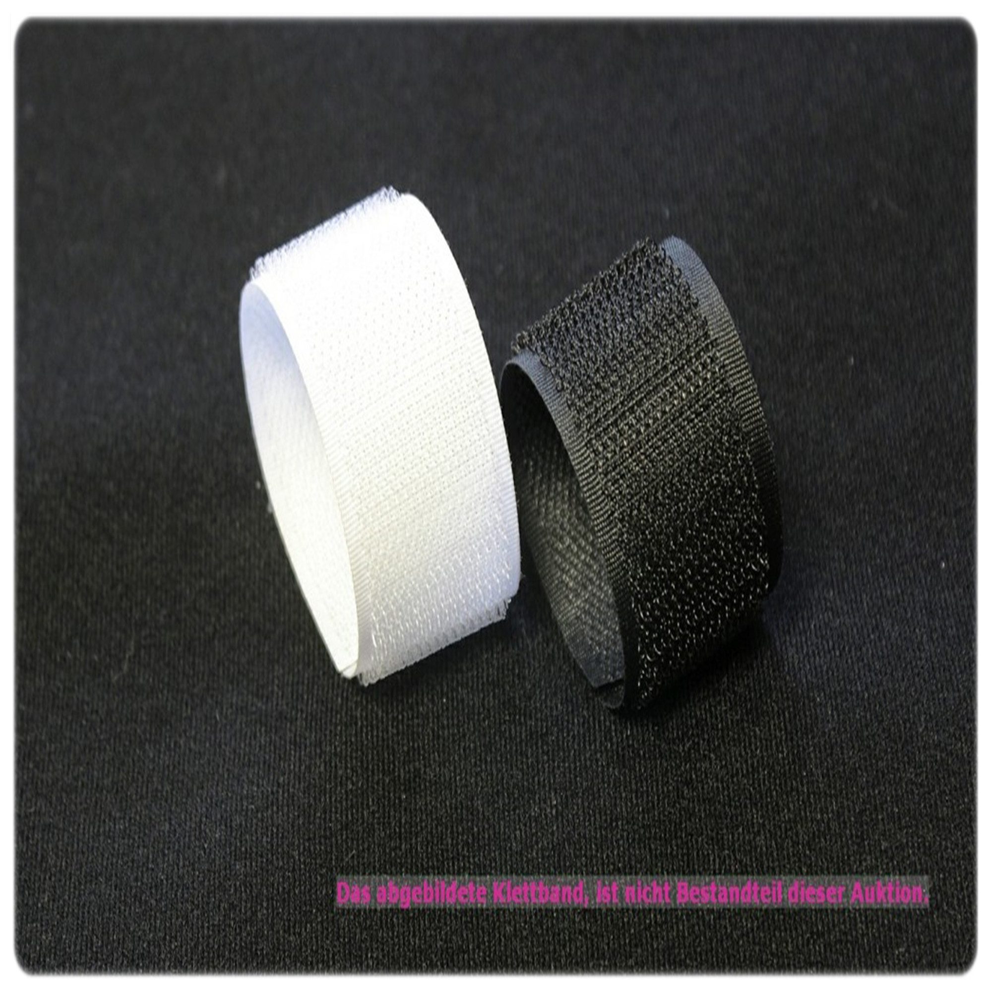 Ch.Cabanski Stoff Klettflauschstoff Klettstoff mit ca. 1,6mm Schaum Hobby Meterware, Flauschige Oberfläche für Klettverbindungen – Bild 4 von 4