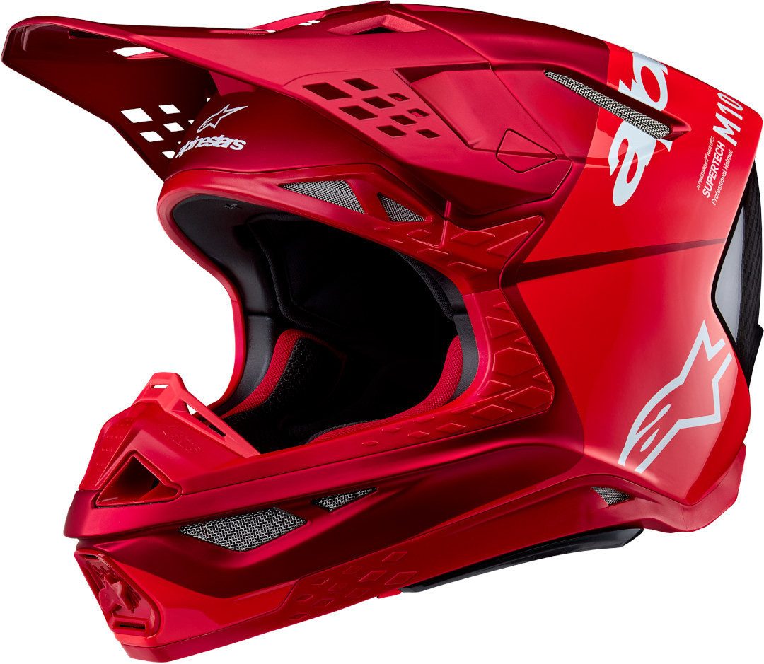 Alpinestars Motocrosshelm Supertech S-M10 Flood 2024 Motocross Helm, Notfallsystem-Polsterung (EQRS)