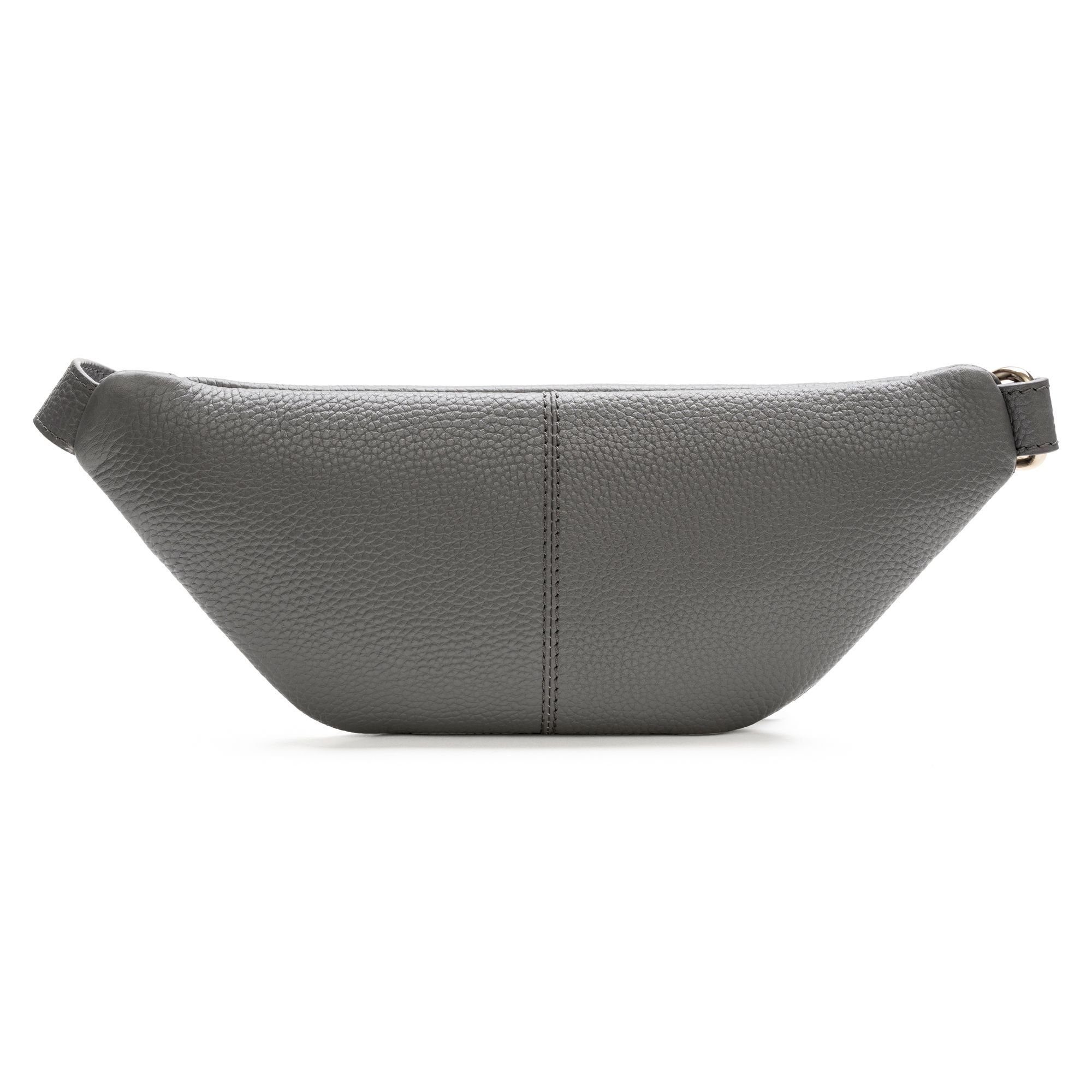 Gürteltasche Leder Lazarotti grey Bologna Leather,