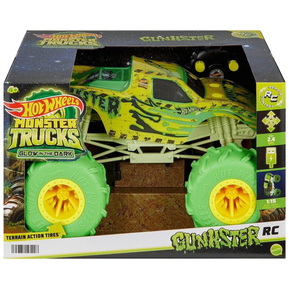 Hot Wheels Spielzeug-Auto Mattel HTP15 Hot Wheels Monstertruck RC Truck Maß günstig online kaufen