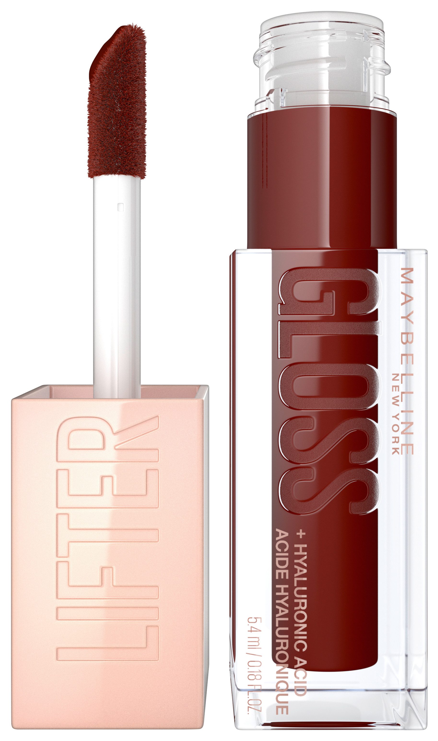 MAYBELLINE NEW YORK Lipgloss LIFTER GLOSS LIP GLOSS, für gepflegte und voller aussehende Lippen
