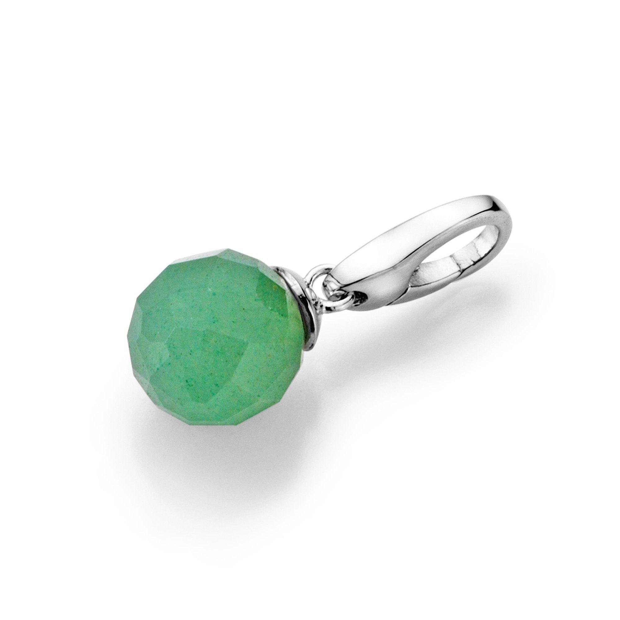 GIORGIO MARTELLO MILANO Charm Kugel Aventurin Kugel mit Symbolkraft, Silber 925
