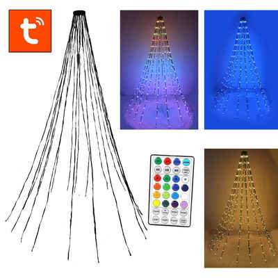Arnusa LED-Lichterkette »Smarte Weihnachtsbaumbeleuchtung RGB effekte und viele Farben«, 304-flammig, für Innen und Außen