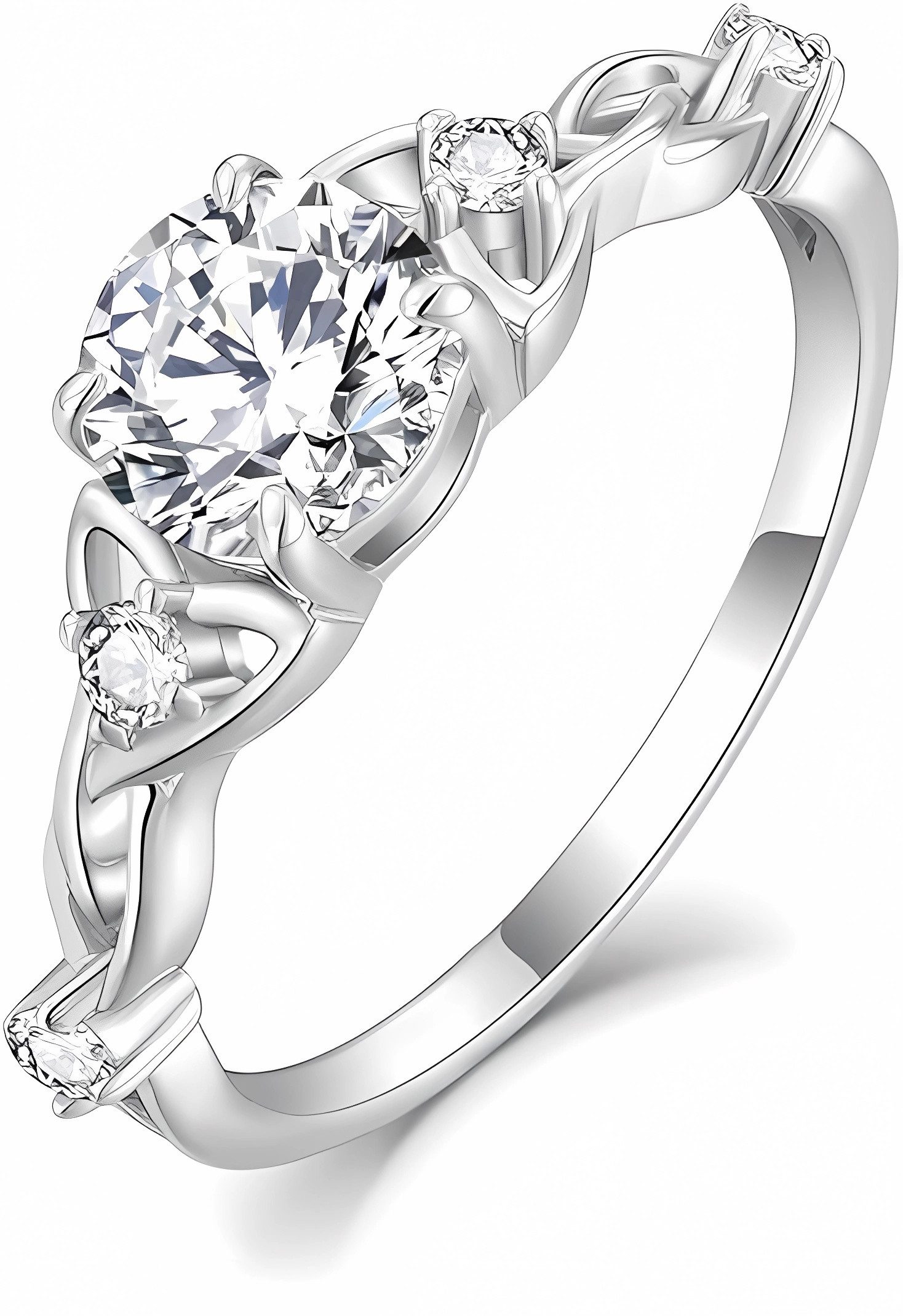 Jumpeak Diamantring Promise Ring,Verlobungsring Damen,Gold Schmuck,Valentinstag Geschenk, 1 ct– Runder Diamant,E-Farbe,VVS2,3EX,Labordiamant,Klassische Eleganz