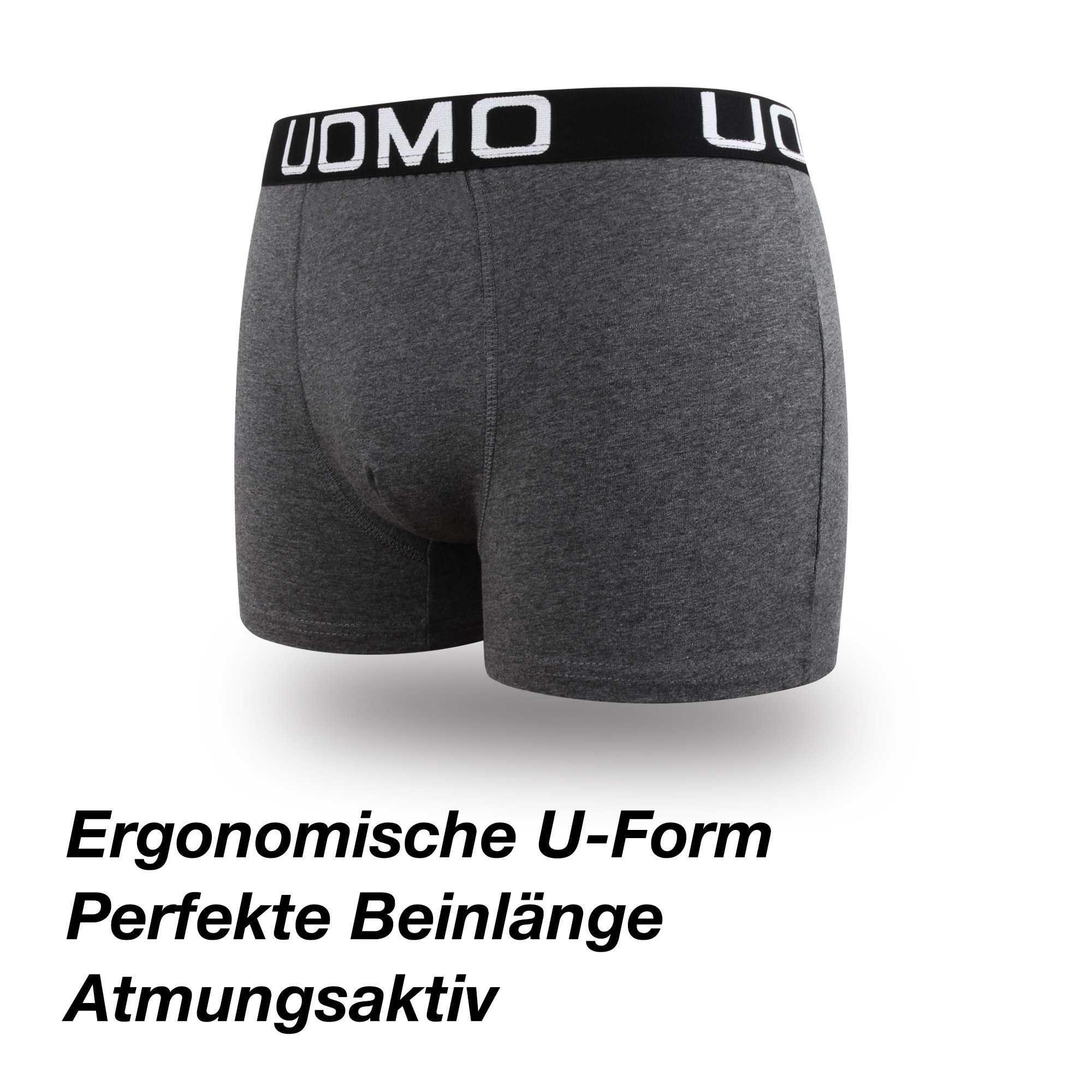 Boxershorts Baumwolle Set-G aus Farben (10er-Pack) 1116 L&K Herren verschienden Boxershorts