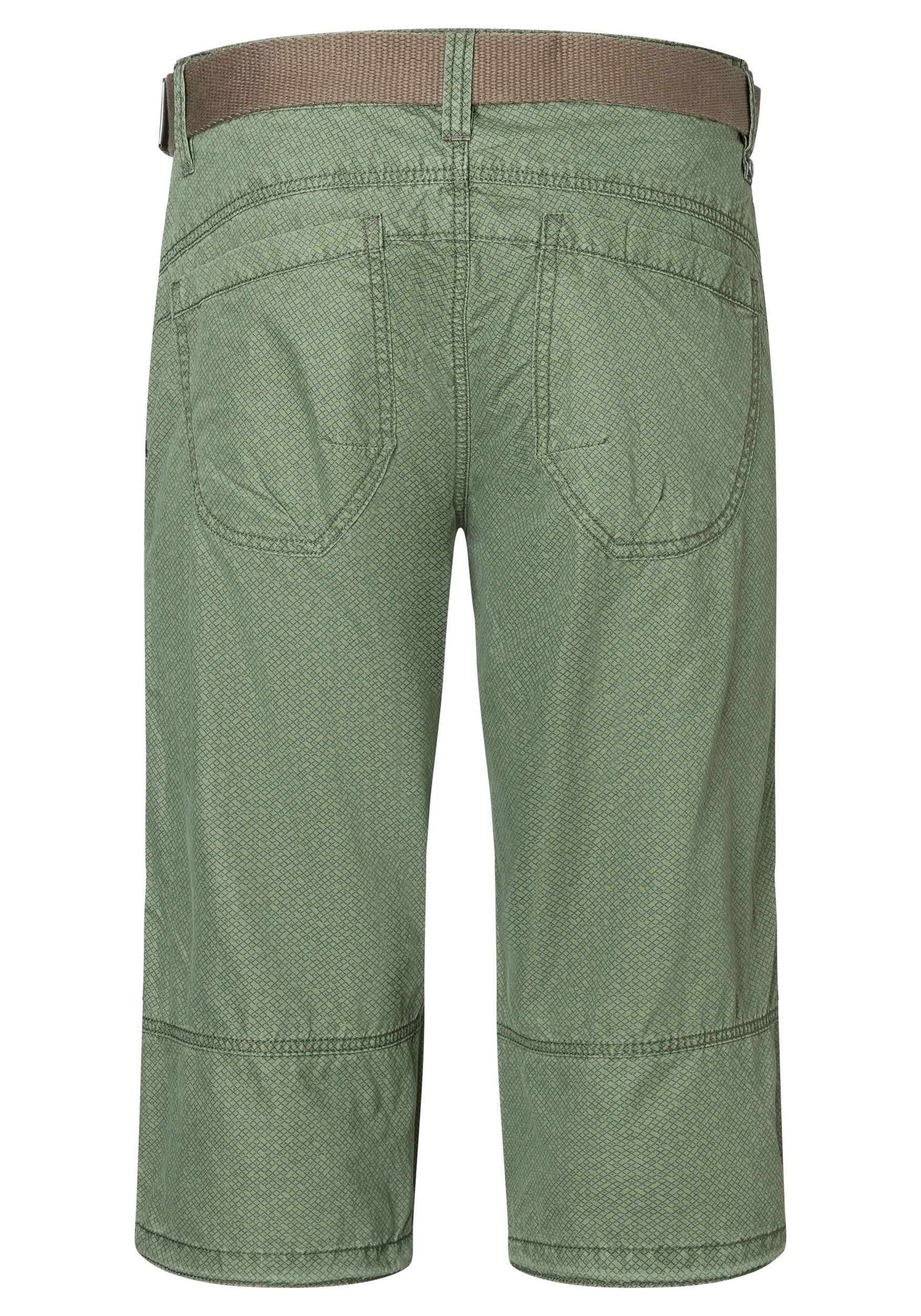 TIMEZONE Chinoshorts Kurzes Design Herrenhose mit Gürtel und Cargo-Taschen Regular ConnorTZ Short