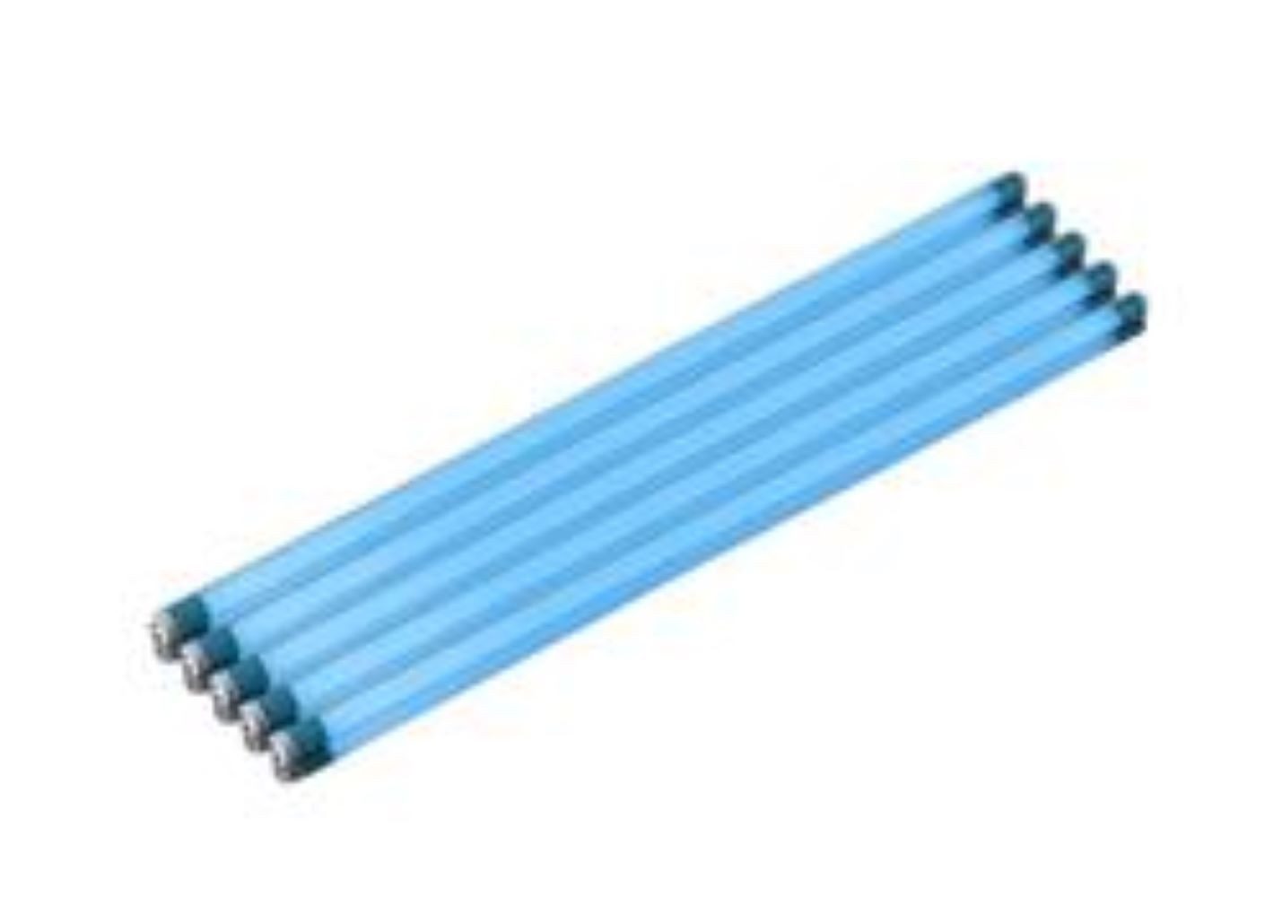 XENON LED Dekolicht 8947 LED Röhre 230 Volt 5er Pack 9W T8 60cm 1000 Lm Kunststoff Türkis, Xenon /Türkis