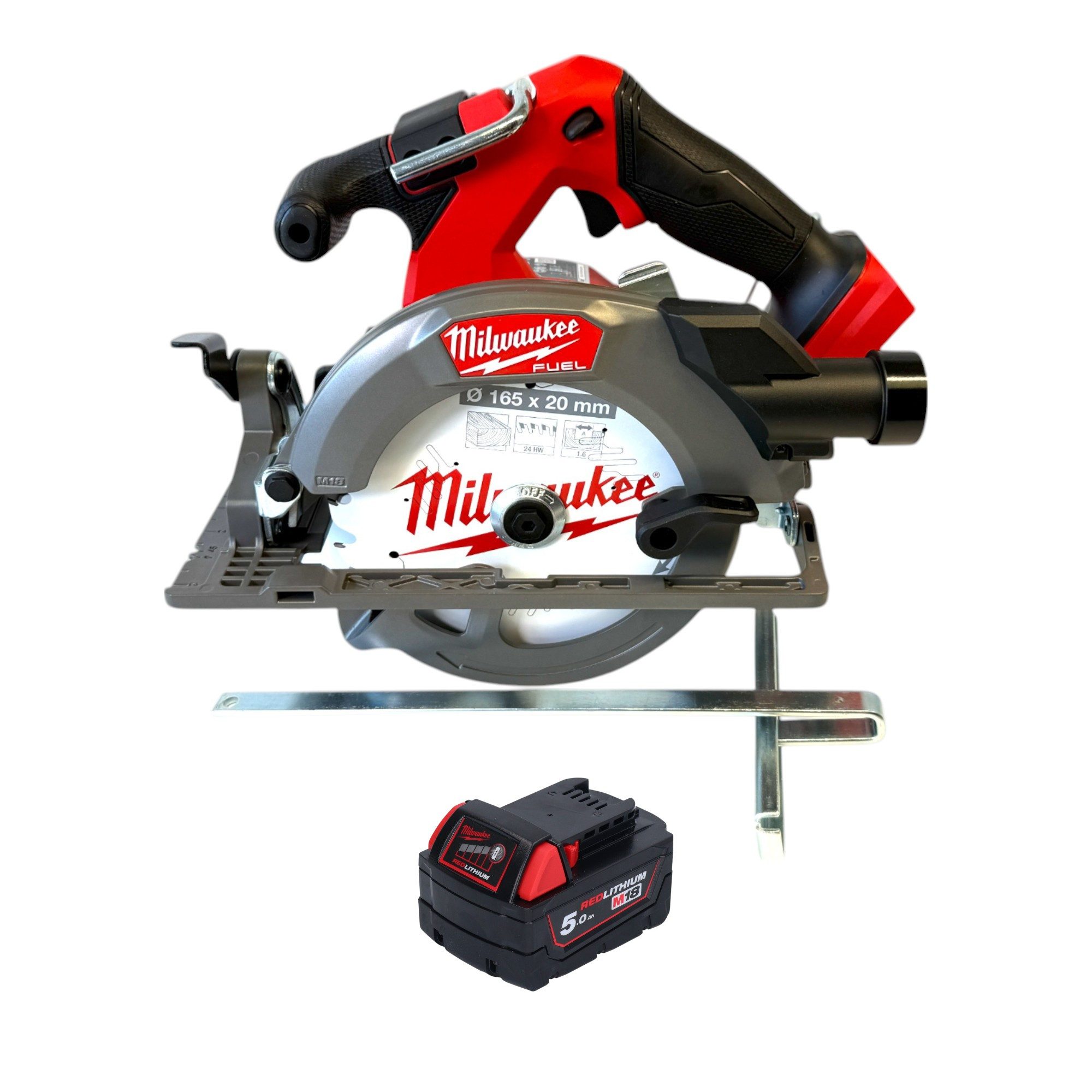 Milwaukee Akku-Handkreissäge M18 FCS552-501 18 V 165 mm Brushless + 1x Akku 5,0 Ah - ohne Ladegerät