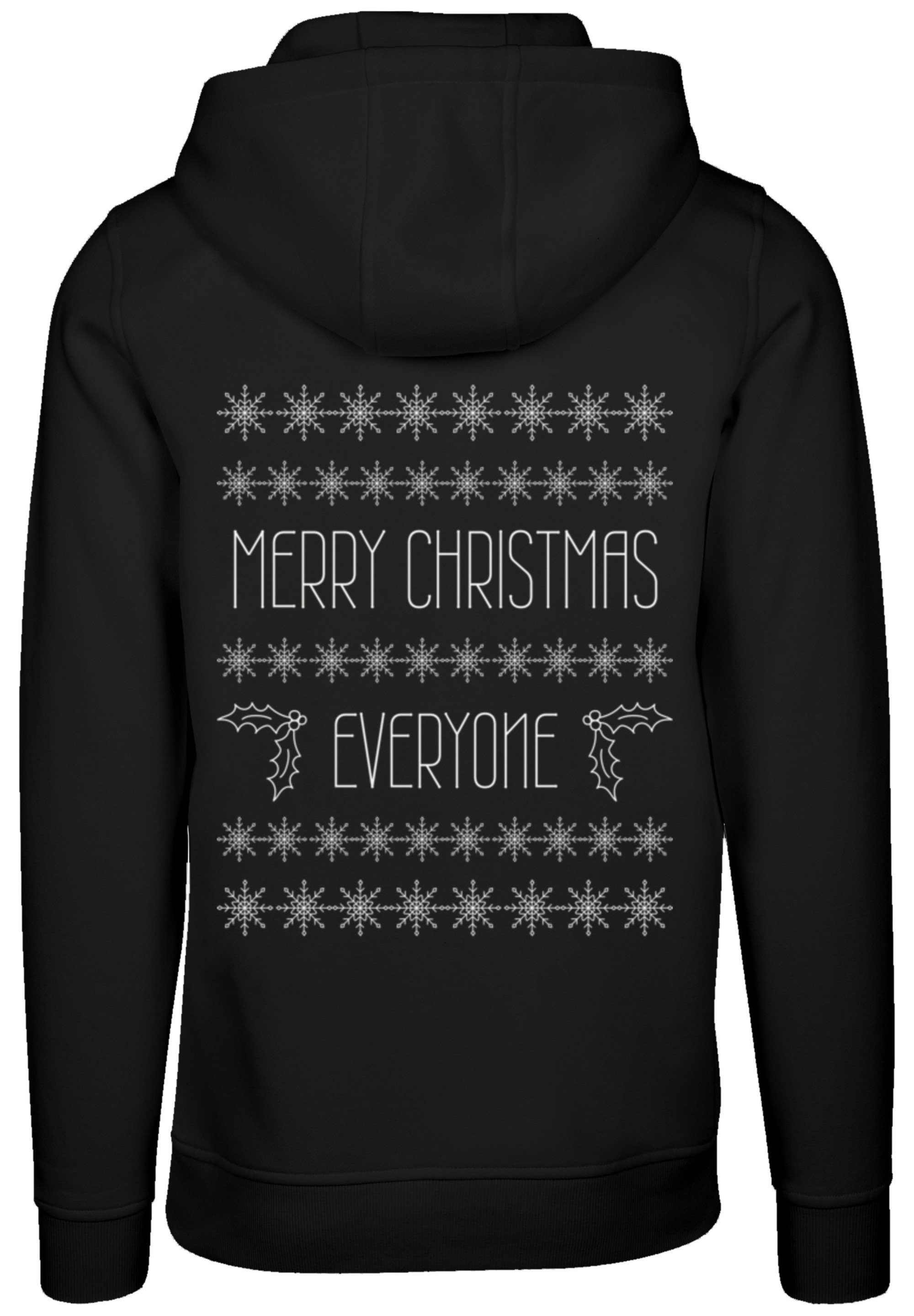 F4NT4STIC Qualität, Everyone Hoodie Premium Merry Geschenk schwarz Weihnachten, Weihnachten Christmas