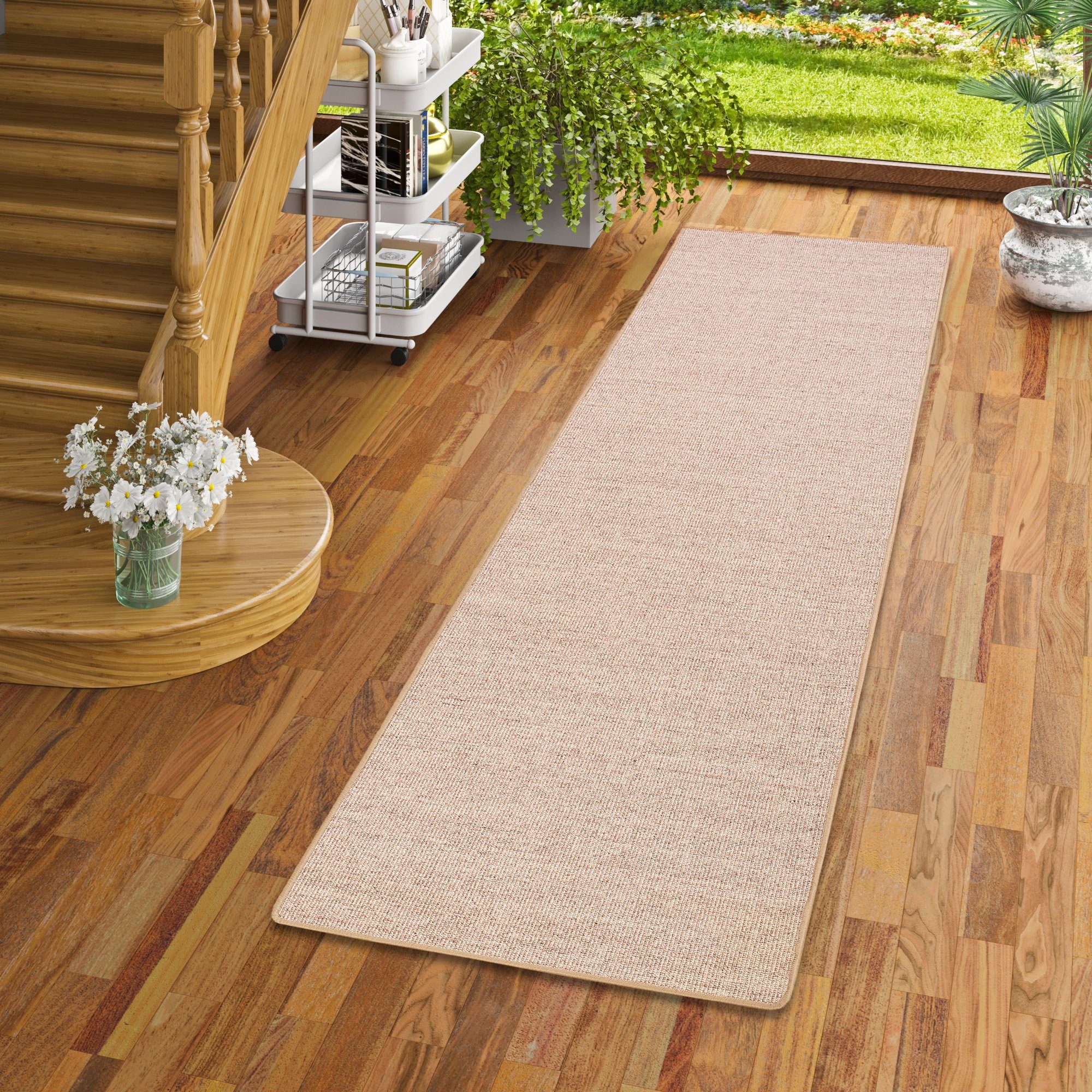 Snapstyle Sisalteppich Sisal Natur Läufer Teppich, Rechteckig, Höhe: 6 mm