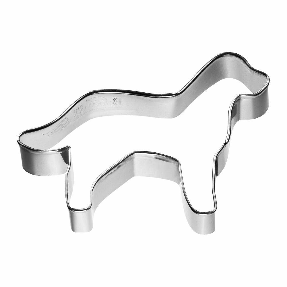 Birkmann Ausstechform Hund Stehend 7.5 cm 198739, Edelstahl
