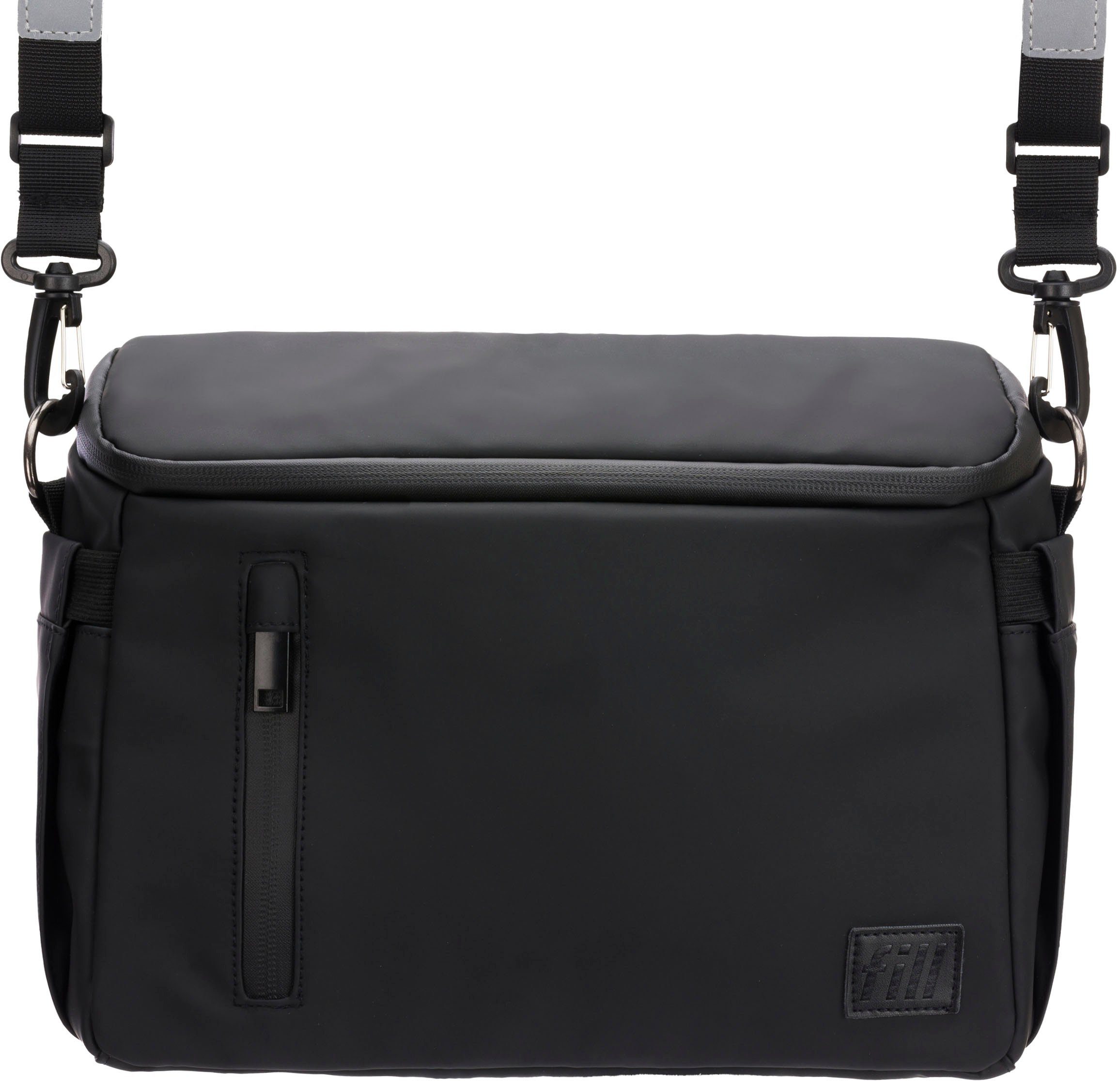 Fillikid Kinderwagen-Tasche Buggy Organizer Larvik, schwarz, inkl. Wickelunterlage