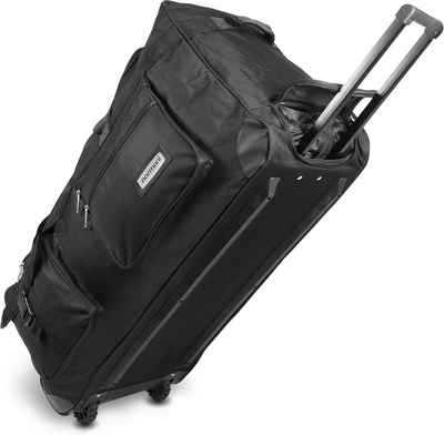 normani Reisetasche »Reisetasche mit 2 Rädern Jumbus 100«, Trolley mit leichtläufigen Rollen