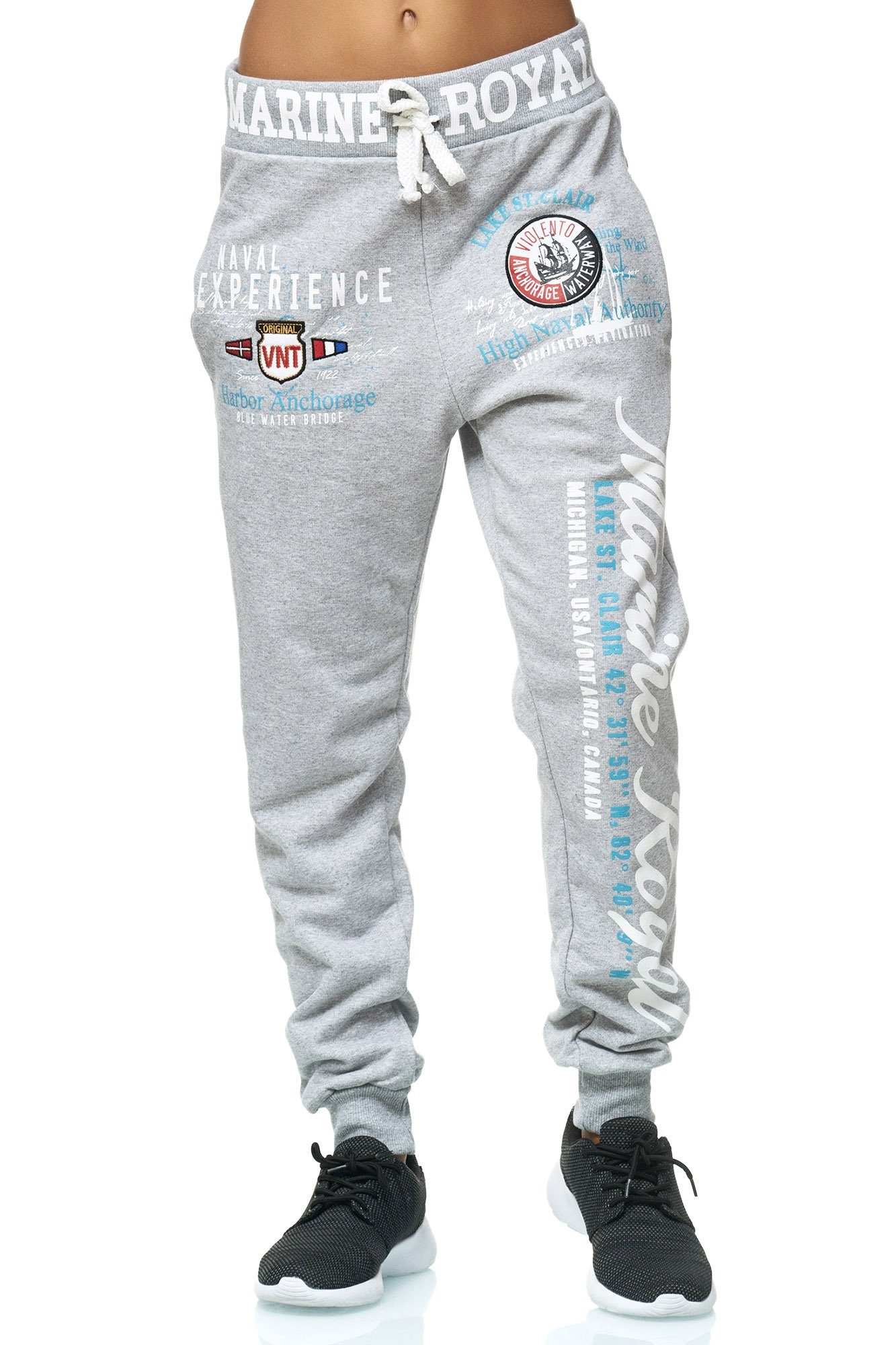 L.gonline Jogginghose Damen JoggingHOSE lang, Trainingshose Baumwolle, Spor günstig online kaufen