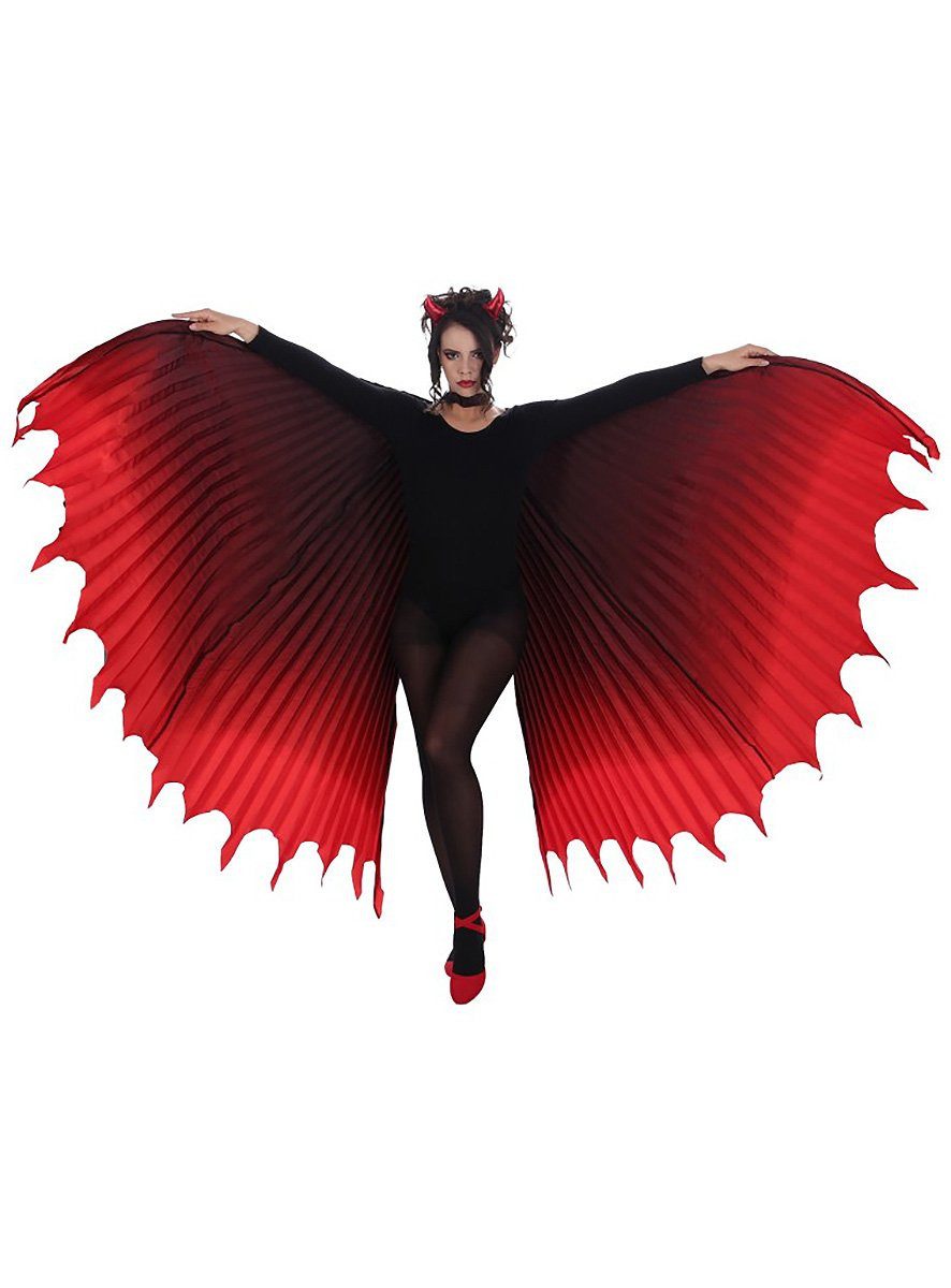 Kostüm-Flügel XXL Teufel Flügel - für Karneval Faschingskostüme