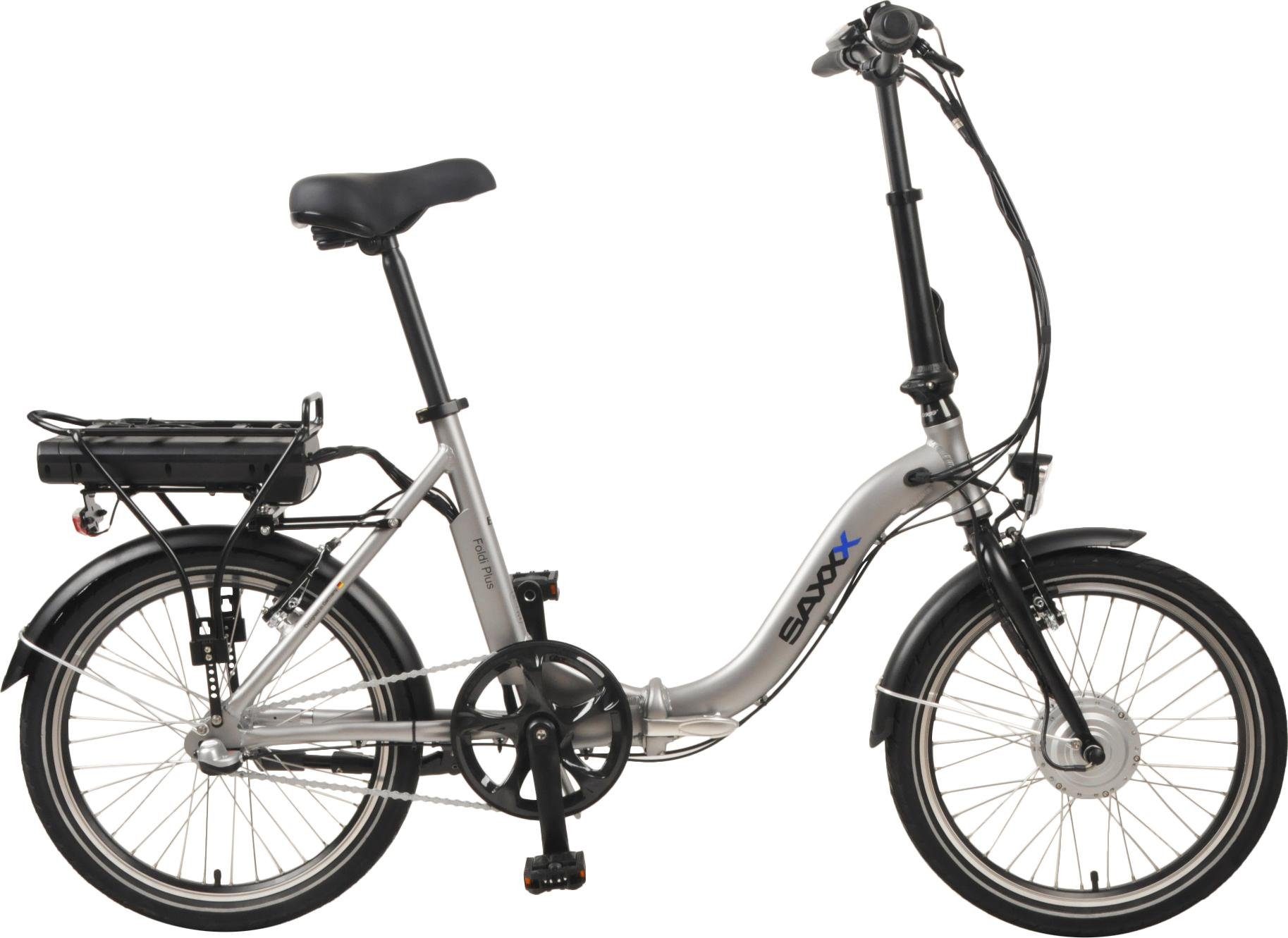 Wh SAXXX Nabenschaltung, Nexus E-Bike Shimano Gang 281 3 Foldi Plus, Akku Frontmotor, Schaltwerk,