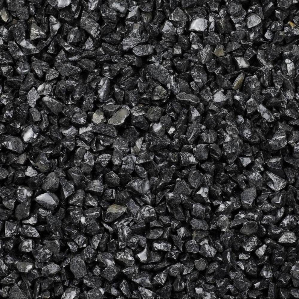 GarPet Dekokies Kieselsteine Garten 25Kg Zierkies Aquarium Kies Nero Ebano Marmorkies