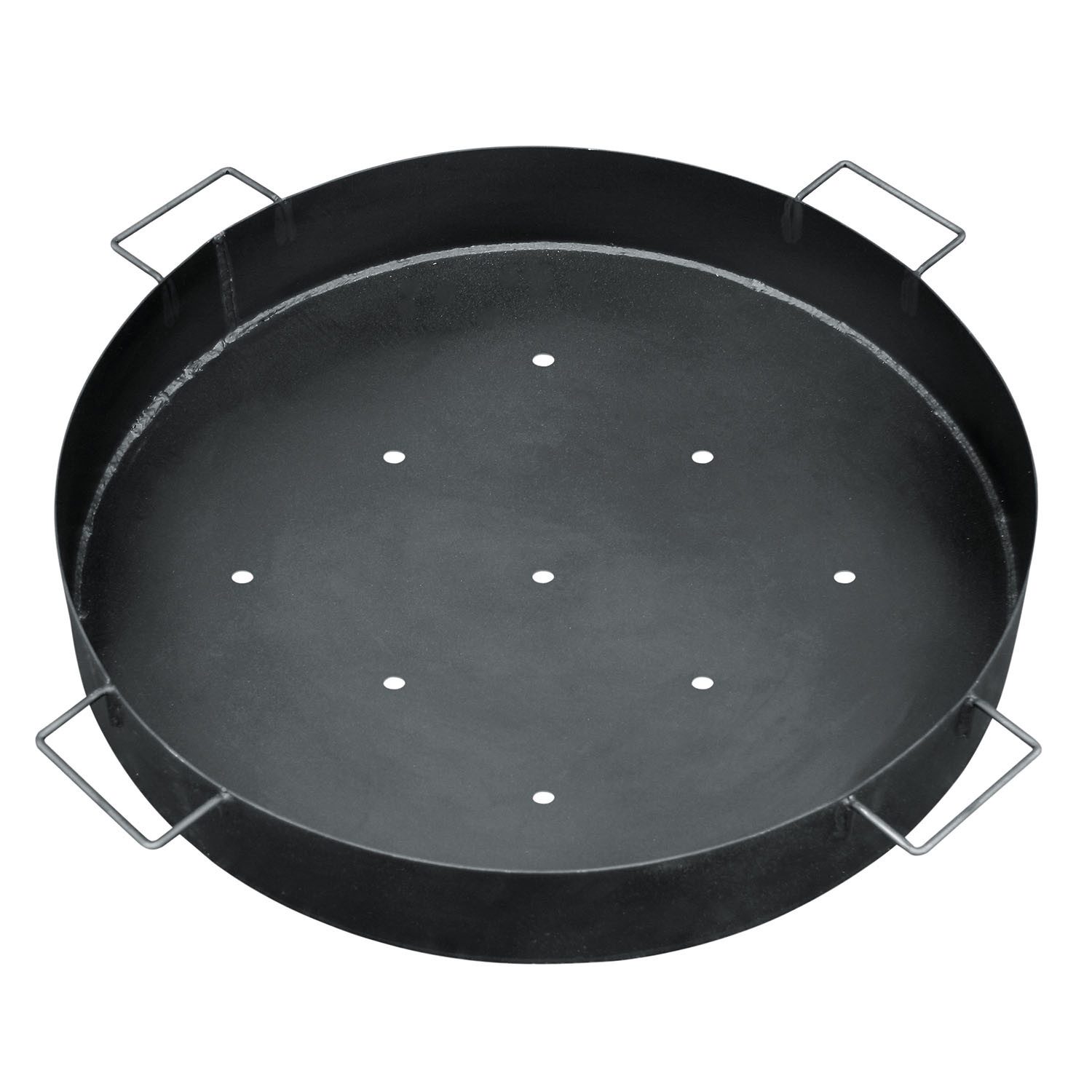 Bellissa Holzkohlegrill Kohlenschale für Feuerstellen & Schwenkgrills 65x10cm – emailliert