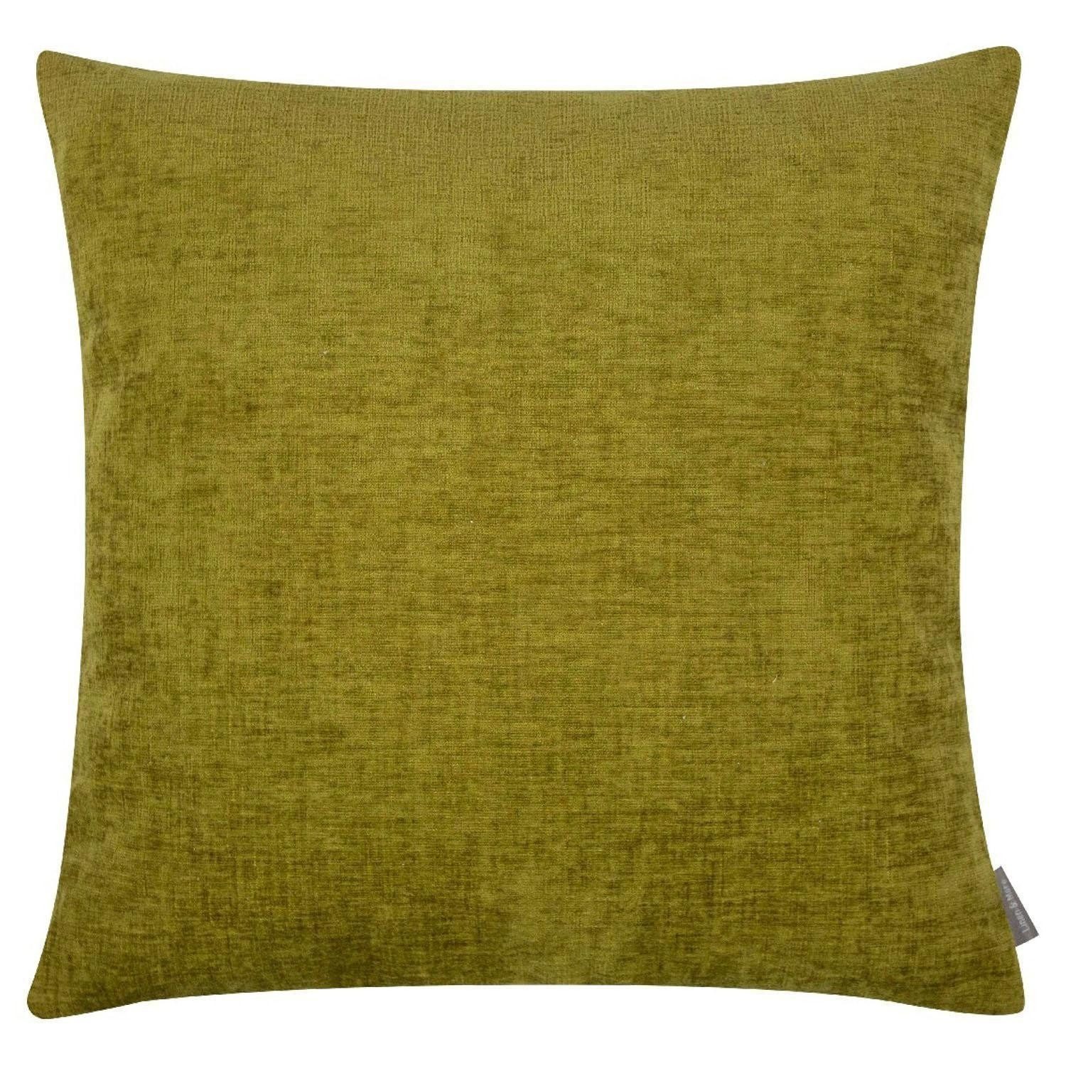 Dekokissen PRINCE VELVET, 45 x 45 cm, Olivgrün, Polyester, Kissenhülle mit Füllung, 1 Stück
