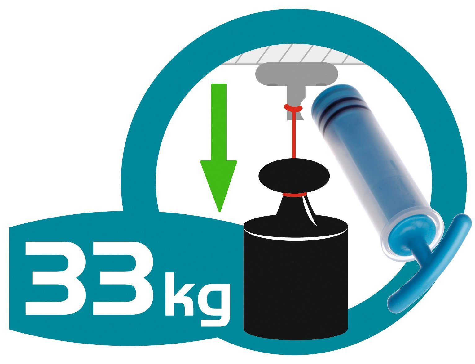 WENKO Handtuchring Vacuum-Loc Quadro, Befestigen ohne bohren
