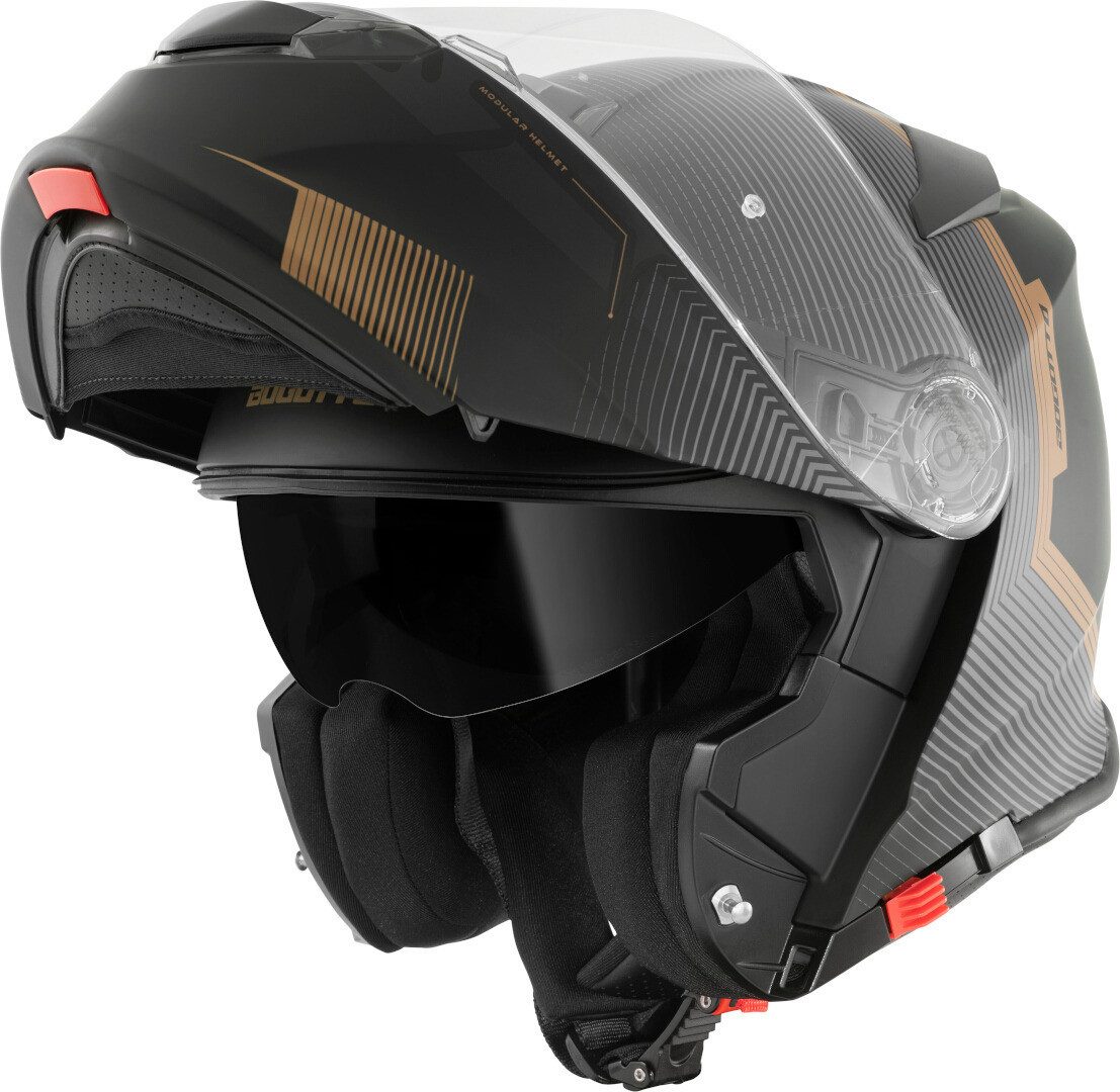 Bogotto Motorradhelm H271 Wayke Klapphelm, Vorbereitet Für Kommunikationssystem,geeignet Brillenträger,vorbe